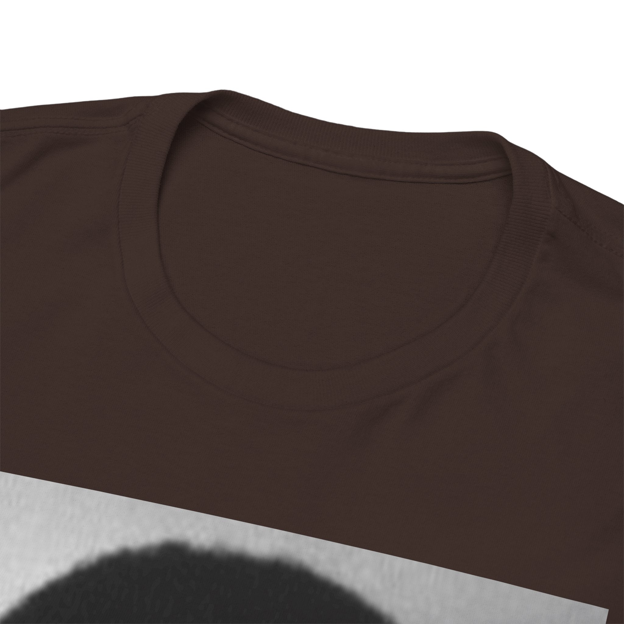 Graphic Tee — Retro Portrait Front with Black Power Fist Back