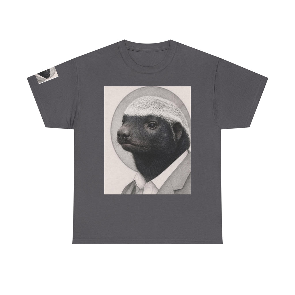 Badger Portrait Tee — "Which One of Y’all MF Said Something About a Home?" Graphic T‑Shirt