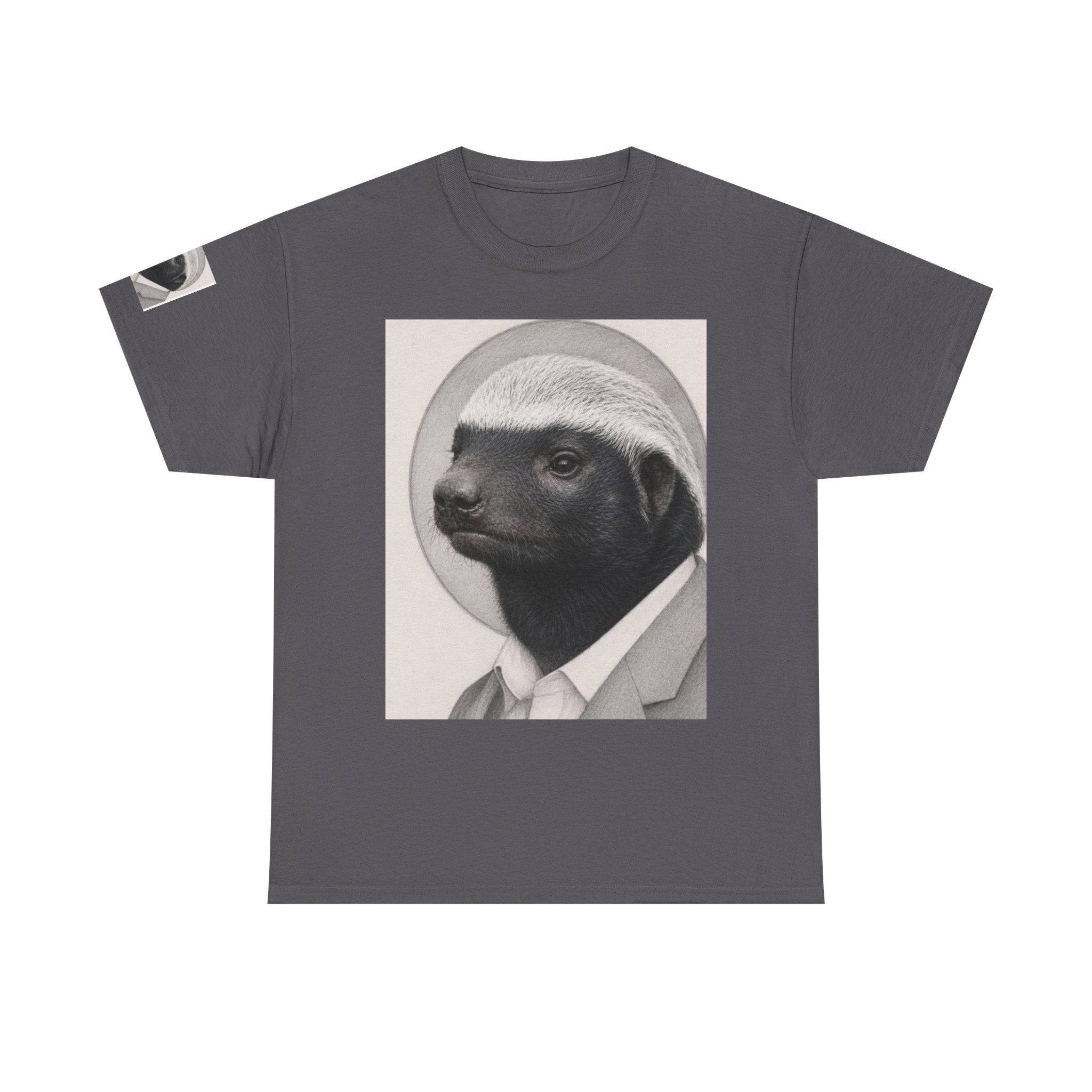 Badger Portrait Tee — "Which One of Y’all MF Said Something About a Home?" Graphic T‑Shirt