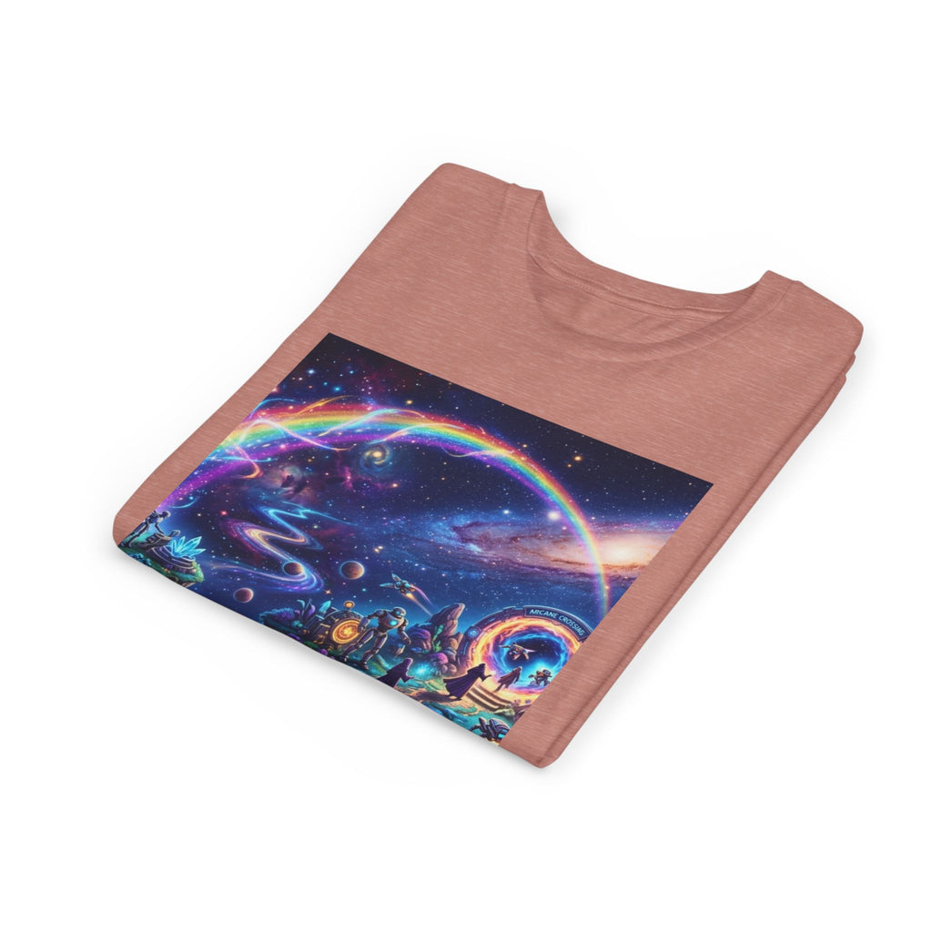 Galaxy Fantasy Youth Tee — Floating Islands, Robots & Magic Portals