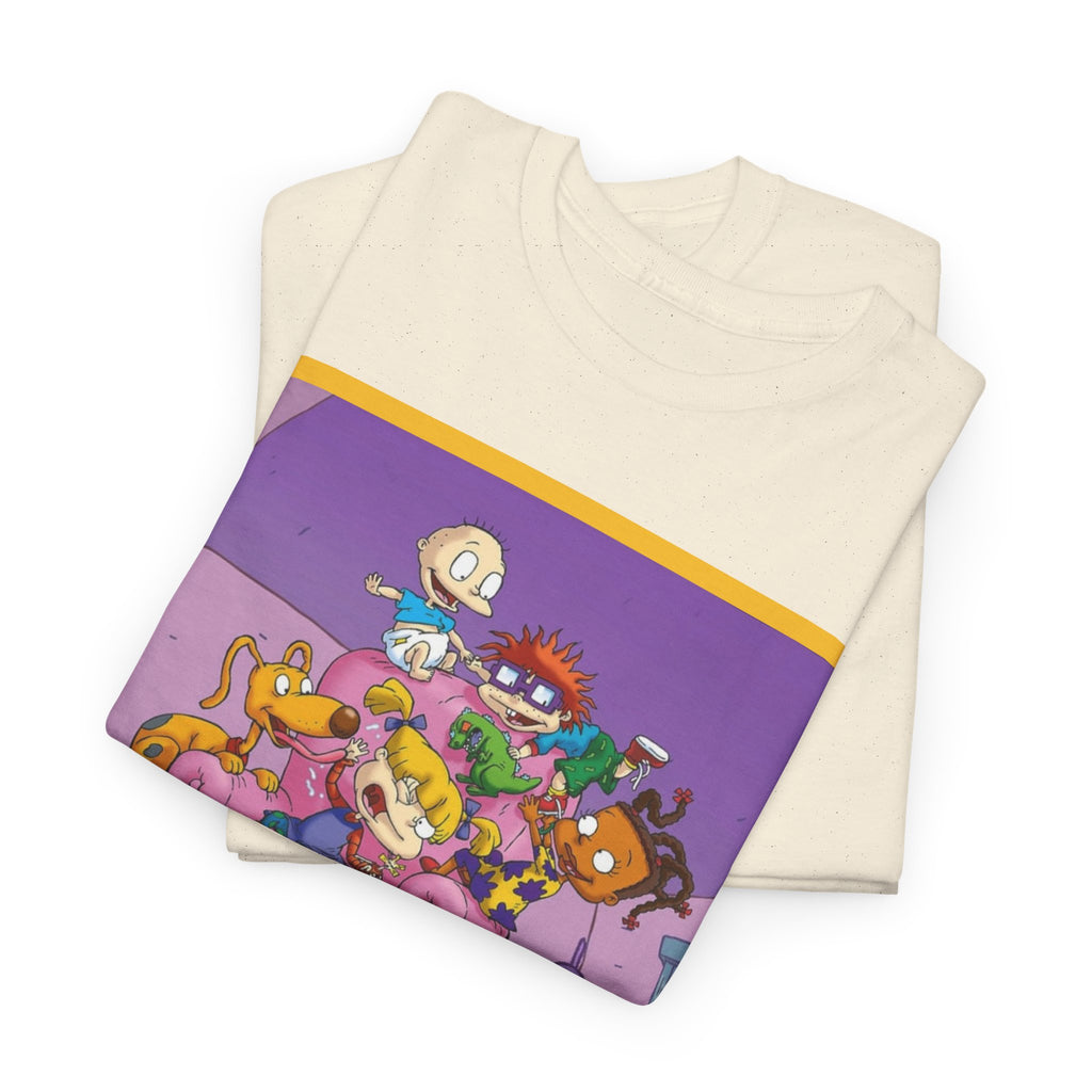 Rugrats Character Collage Tee — Retro Nickelodeon Kids Cartoon T-Shirt