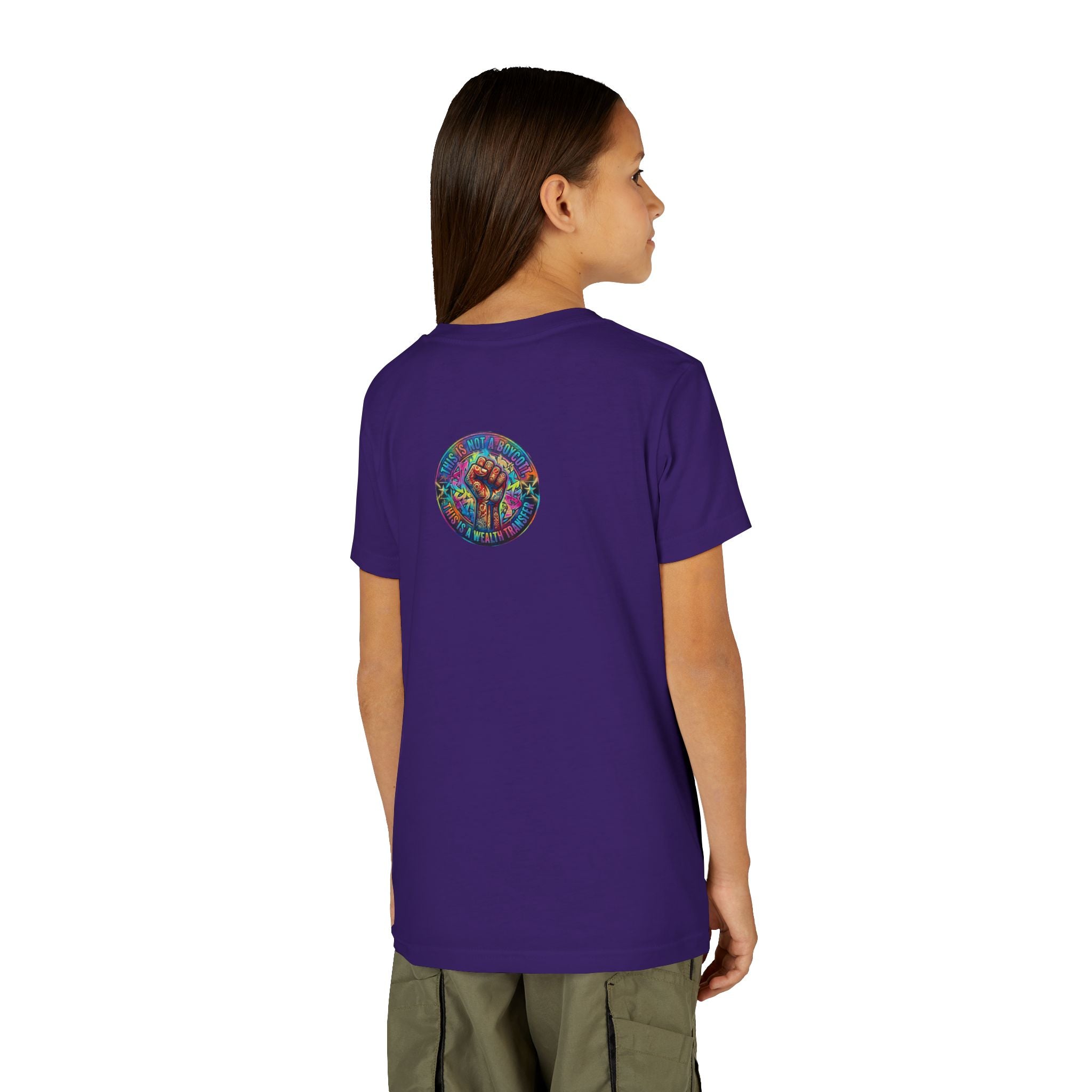 Kids Gaming Tee — Neon Rainbow Portal Gamer Shirt