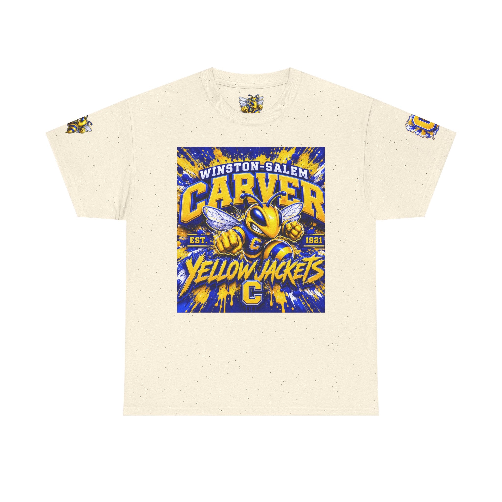 Carver Yellow Jackets T-Shirt — Winston-Salem High School Mascot Tee