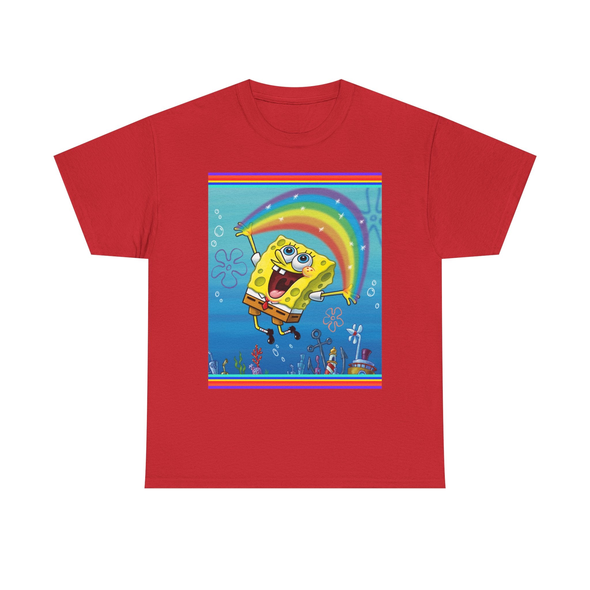 SpongeBob Rainbow SquarePants T-Shirt — Nickelodeon Graphic Tee
