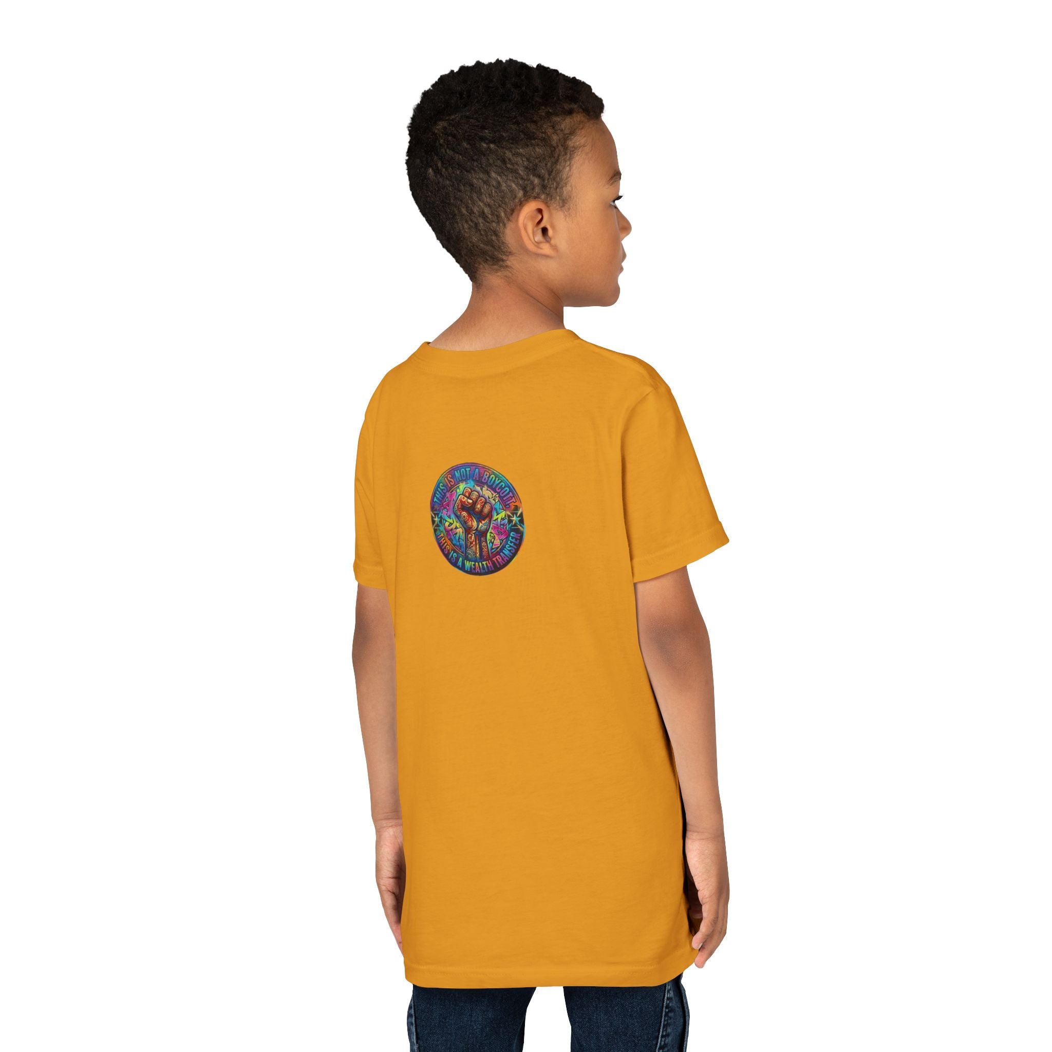 Kids Gaming Tee — Neon Rainbow Portal Gamer Shirt