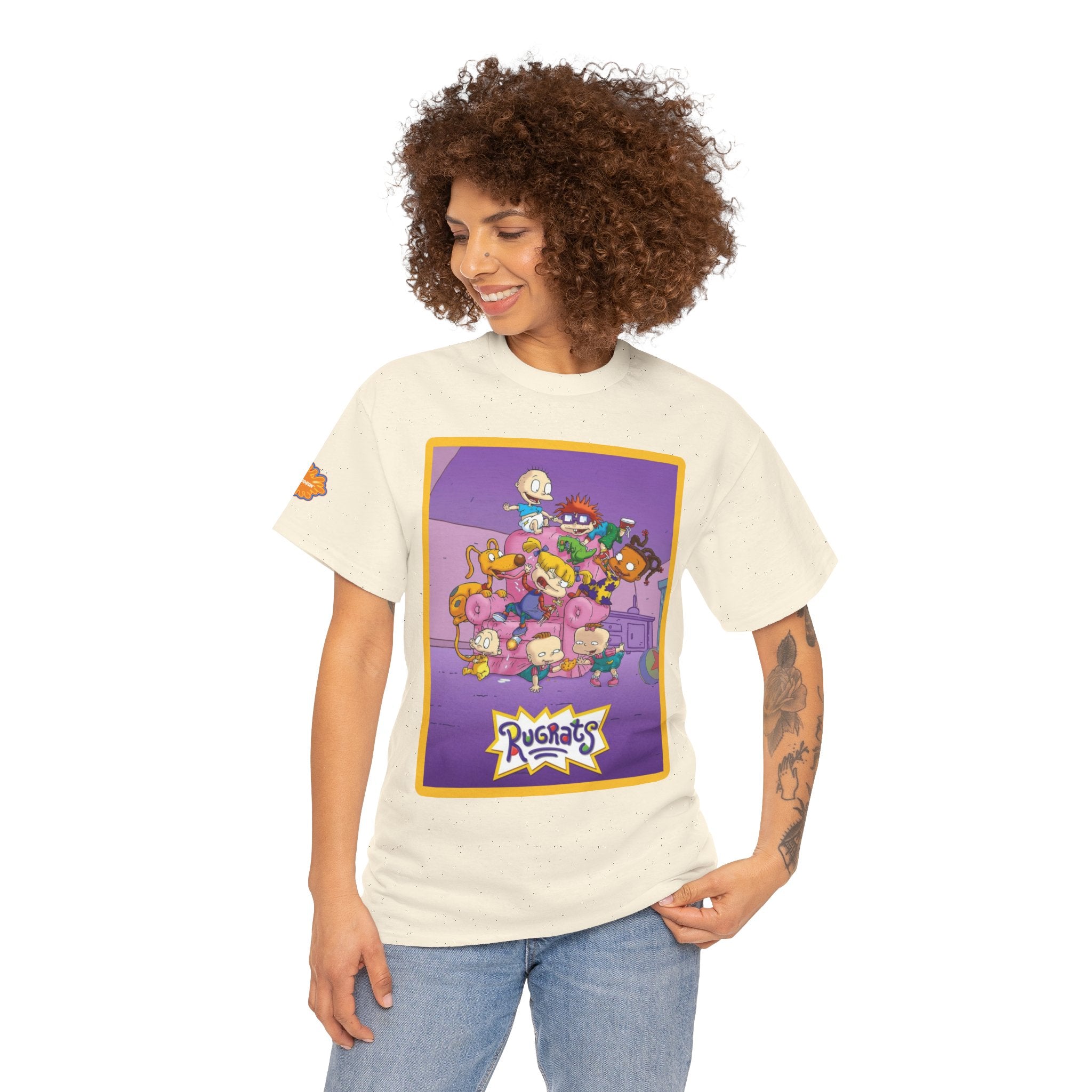 Rugrats Character Collage Tee — Retro Nickelodeon Kids Cartoon T-Shirt