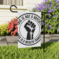 Copy of Garden Flag — "This Is Not a Boycott, This Is a Wealth Transfer" Raised Fist Banner