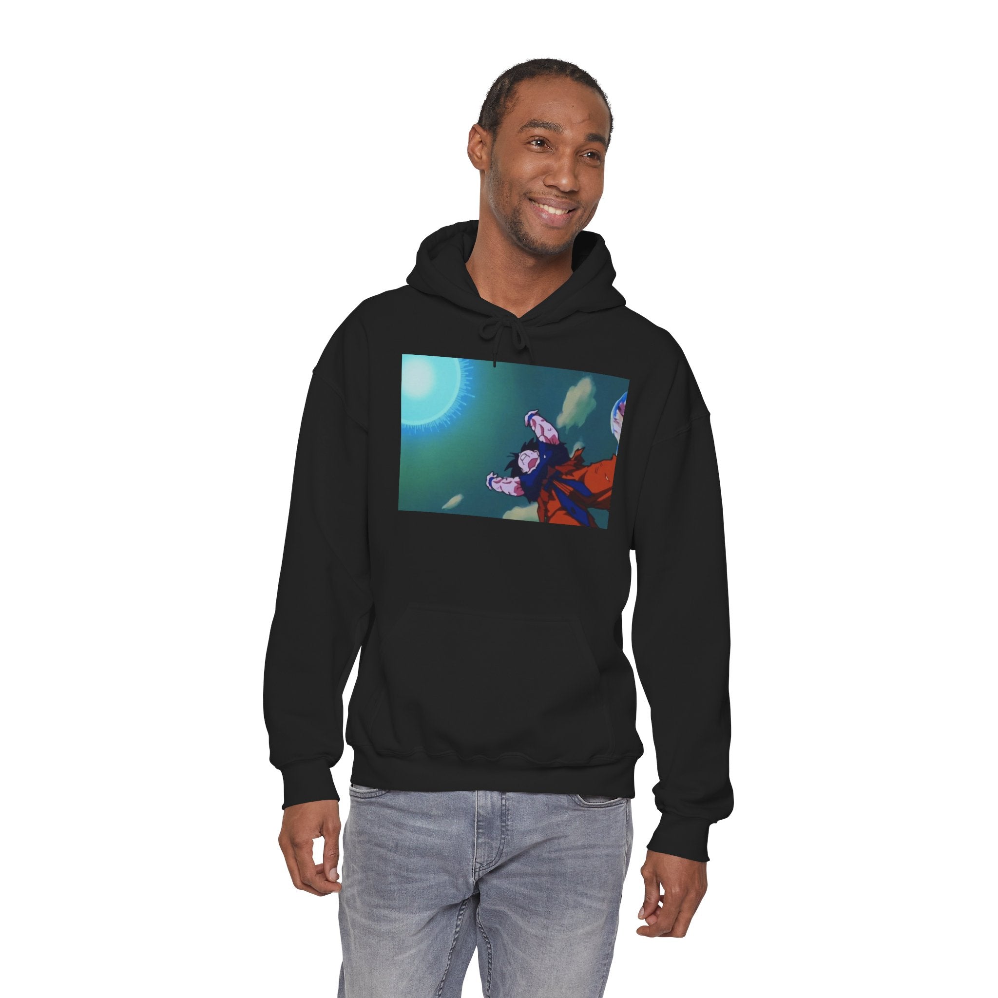 Anime Night Sky Hoodie — Girls Under the Moon Graphic Sweatshirt