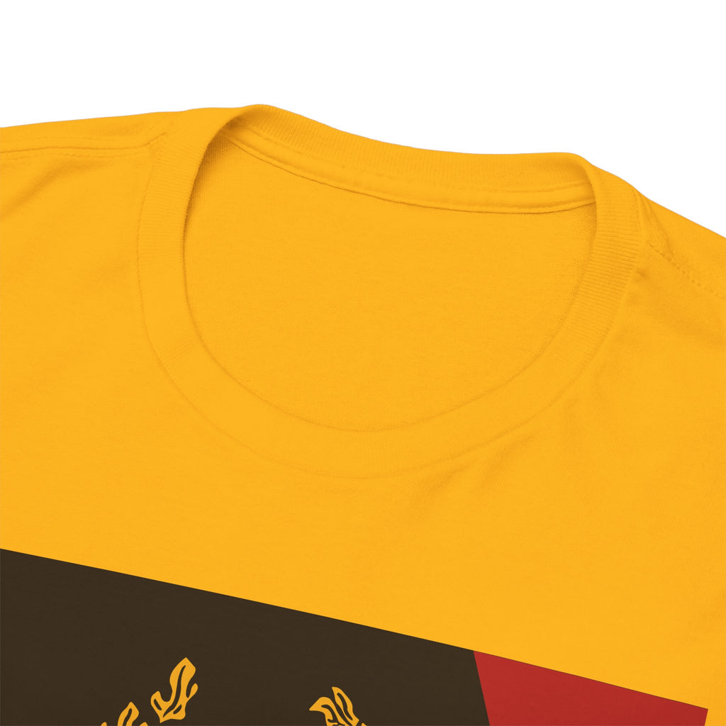 Laurel Trident Tee — Vintage Gold Emblem Graphic T-Shirt