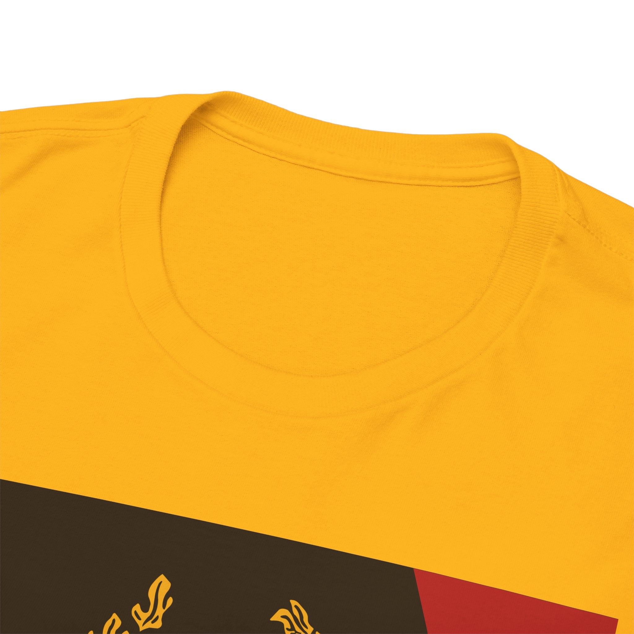 Laurel Trident Tee — Vintage Gold Emblem Graphic T-Shirt