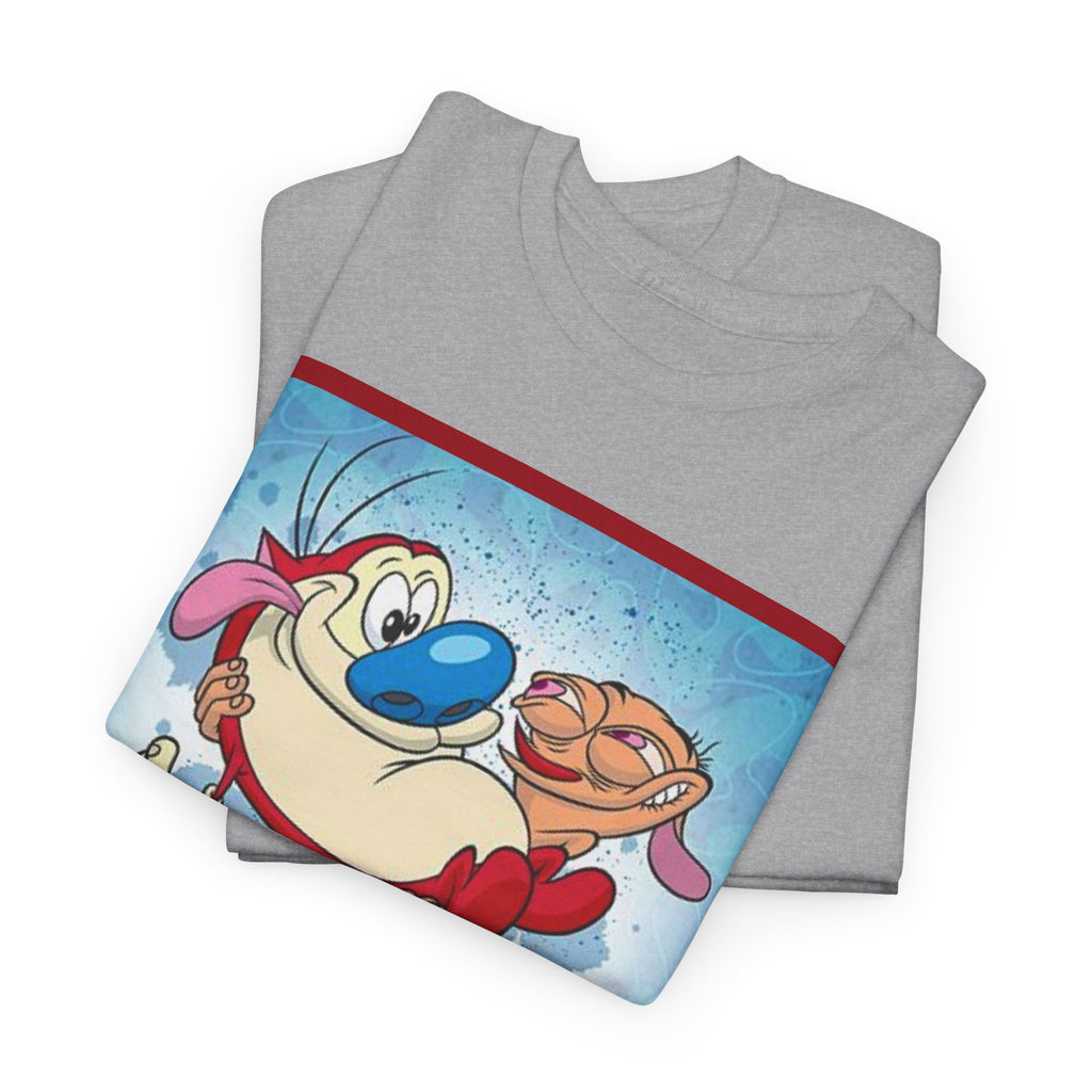 Ren & Stimpy Graphic Tee — Retro Nickelodeon Cartoon T-Shirt