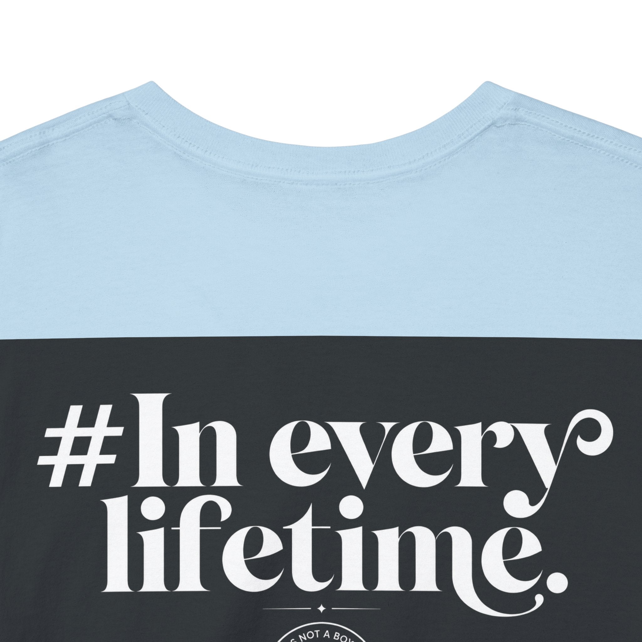 Political Protest Tee — “This Is Not a Boycott, This Is a Wealth Transfer” Shirt (Back: #InEveryLifetime)