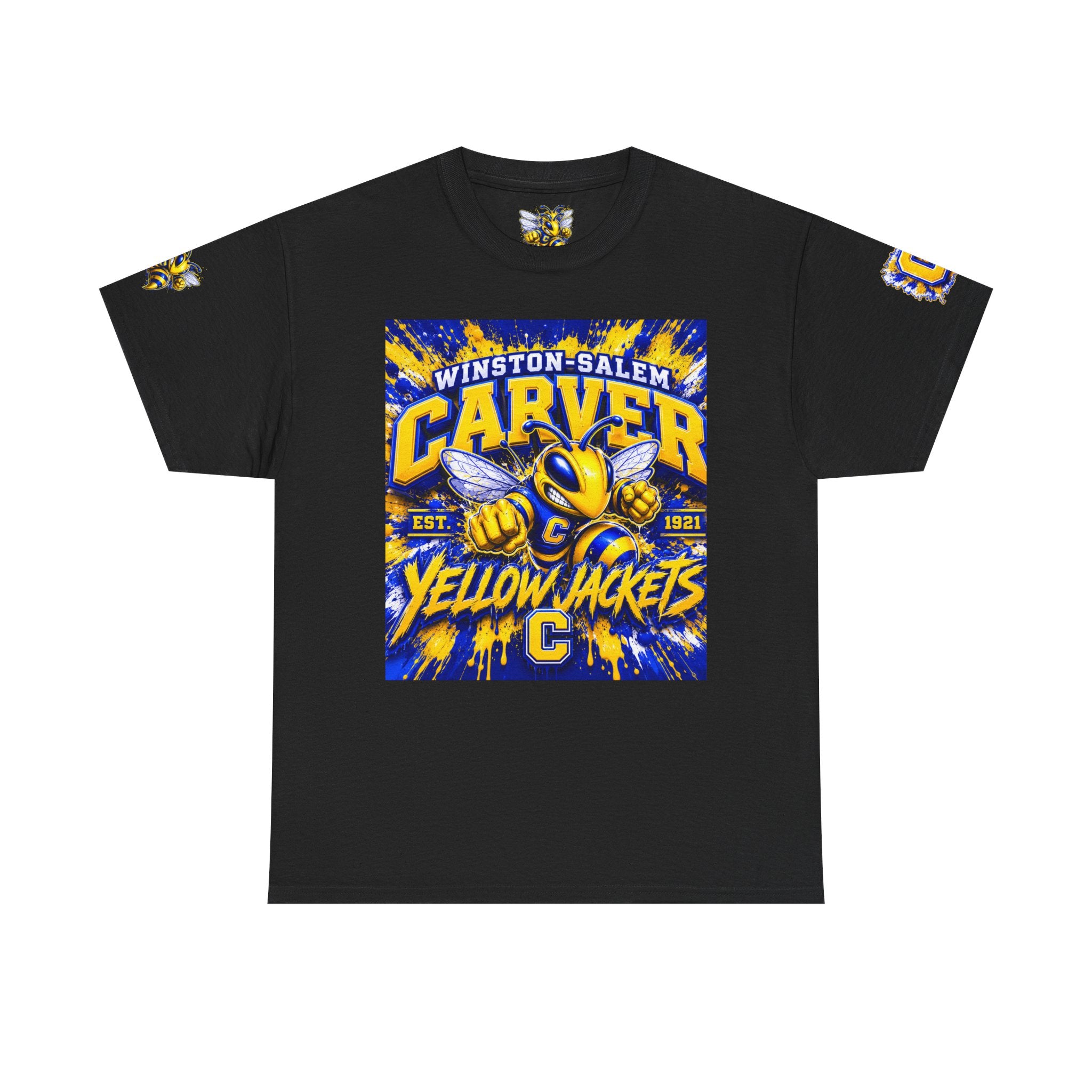 Carver Yellow Jackets T-Shirt — Winston-Salem High School Mascot Tee