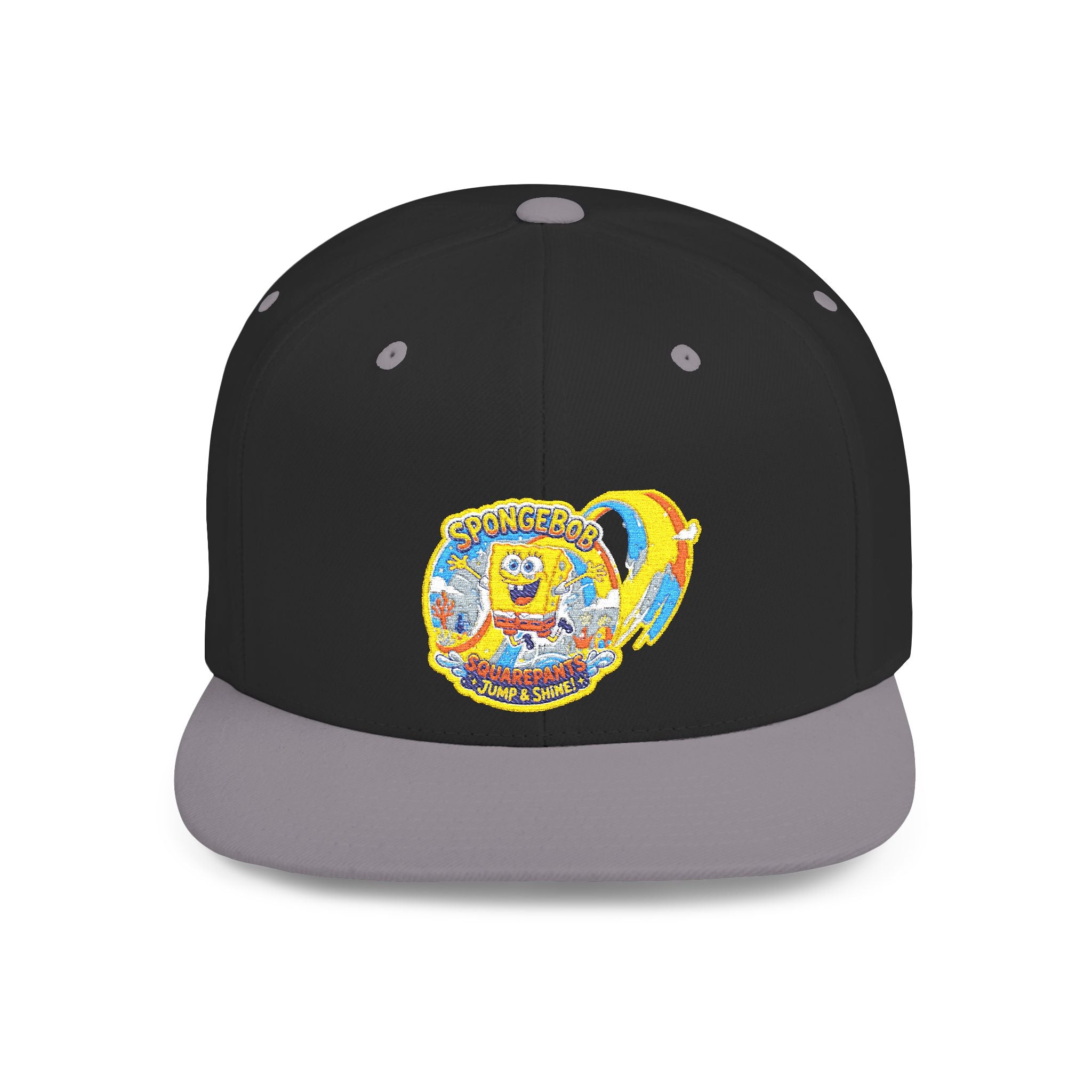 SpongeBob 'Jump & Shine' Royal Blue Flat Bill Snapback