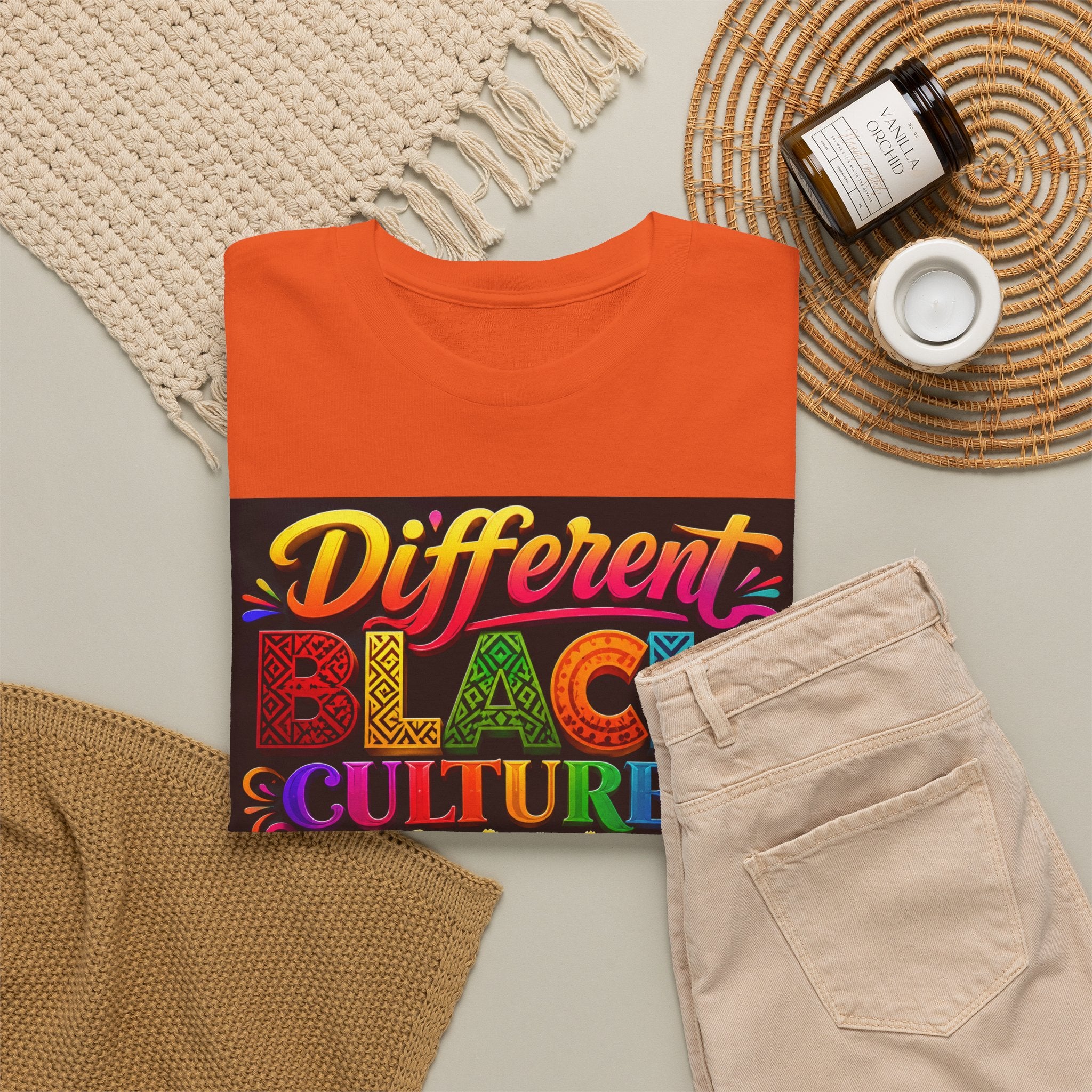 T-Shirt — Different Black Cultures, Same Black Skin Graphic Tee (Black History & Unity)