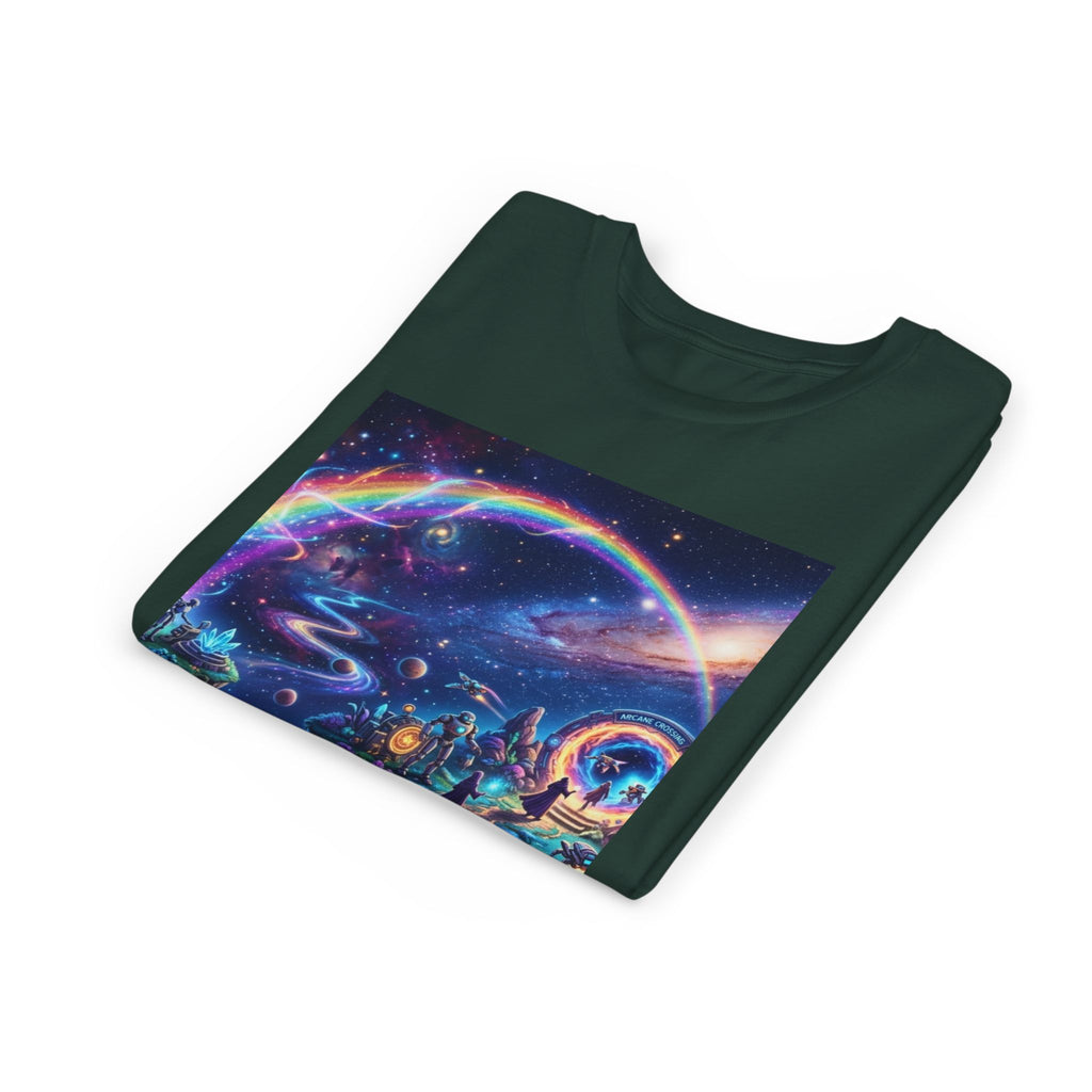 Galaxy Fantasy Youth Tee — Floating Islands, Robots & Magic Portals