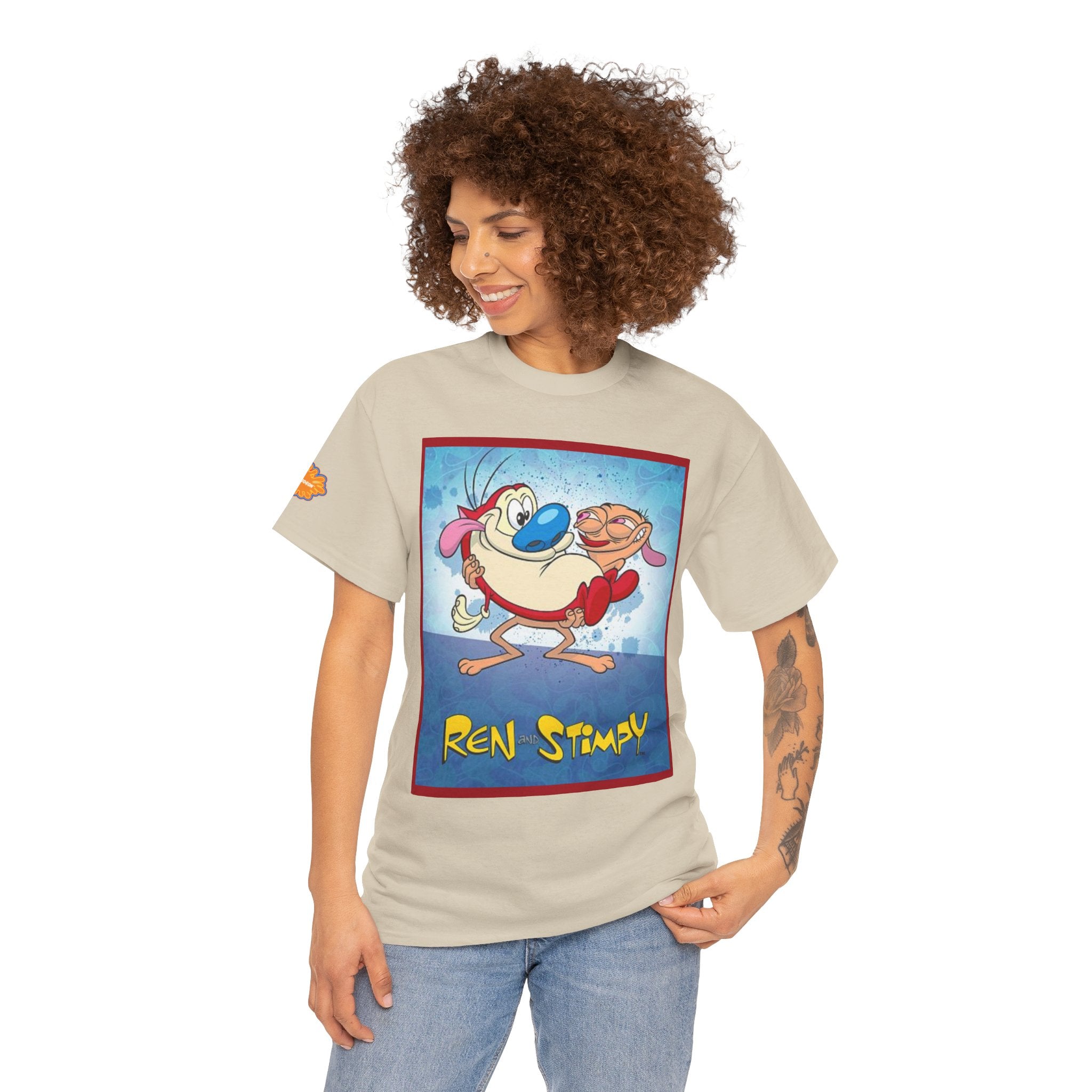 Ren & Stimpy Graphic Tee — Retro Nickelodeon Cartoon T-Shirt
