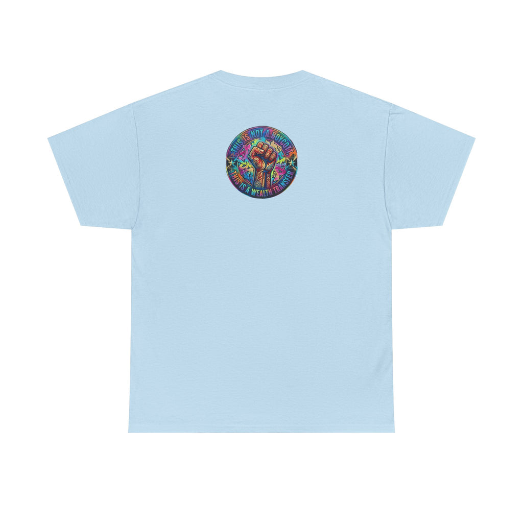 Graphic Tee — Vintage Afrocentric Joker Portrait & Psychedelic Raised Fist Art