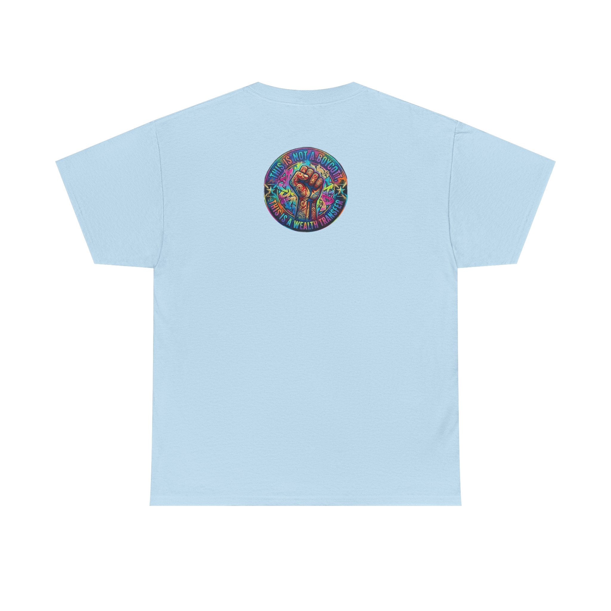 Graphic Tee — Vintage Afrocentric Joker Portrait & Psychedelic Raised Fist Art