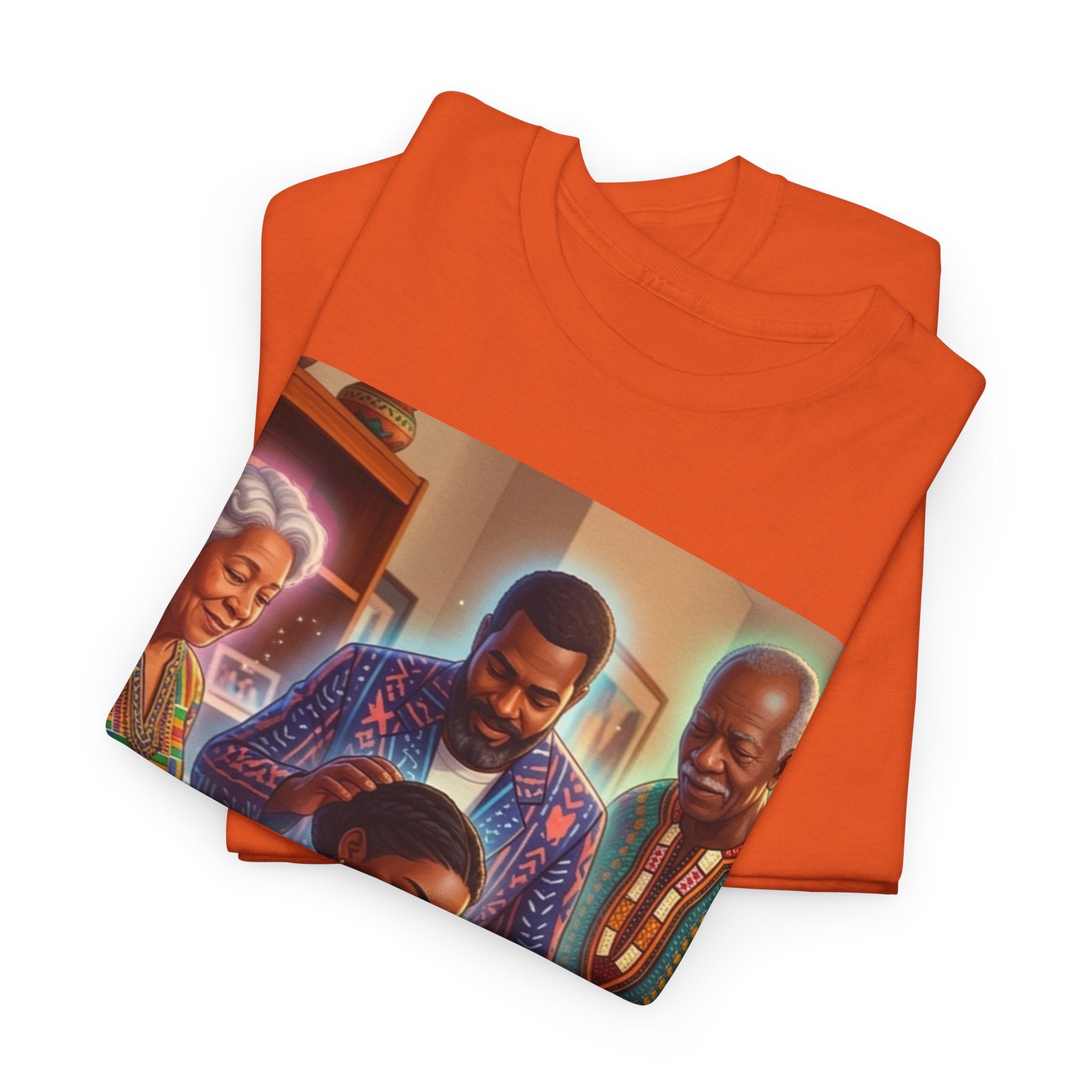 Black Family Study Night T-Shirt — Inspirational Afrofuturist Classroom Artwork
