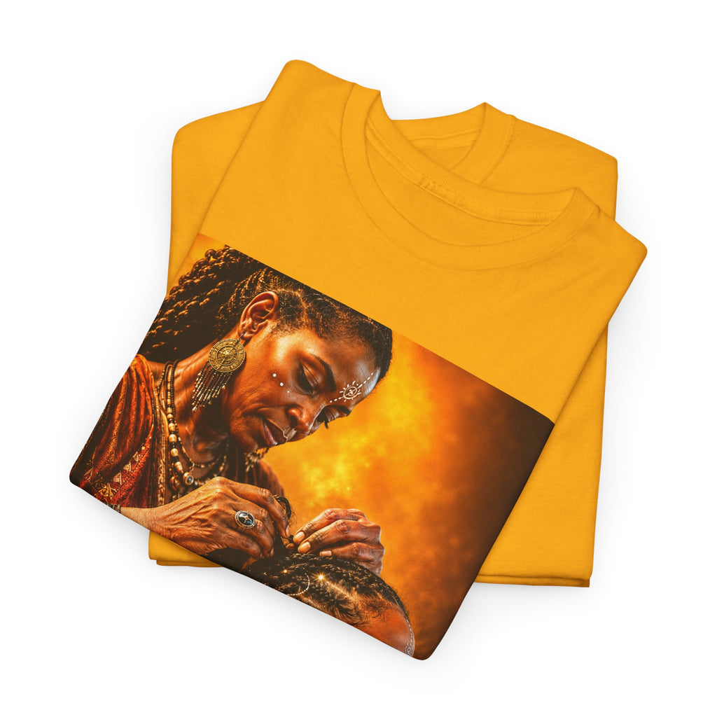 Afrocentric Braiding Tee – "This Is Not A Phase" Empowerment Graphic T-Shirt