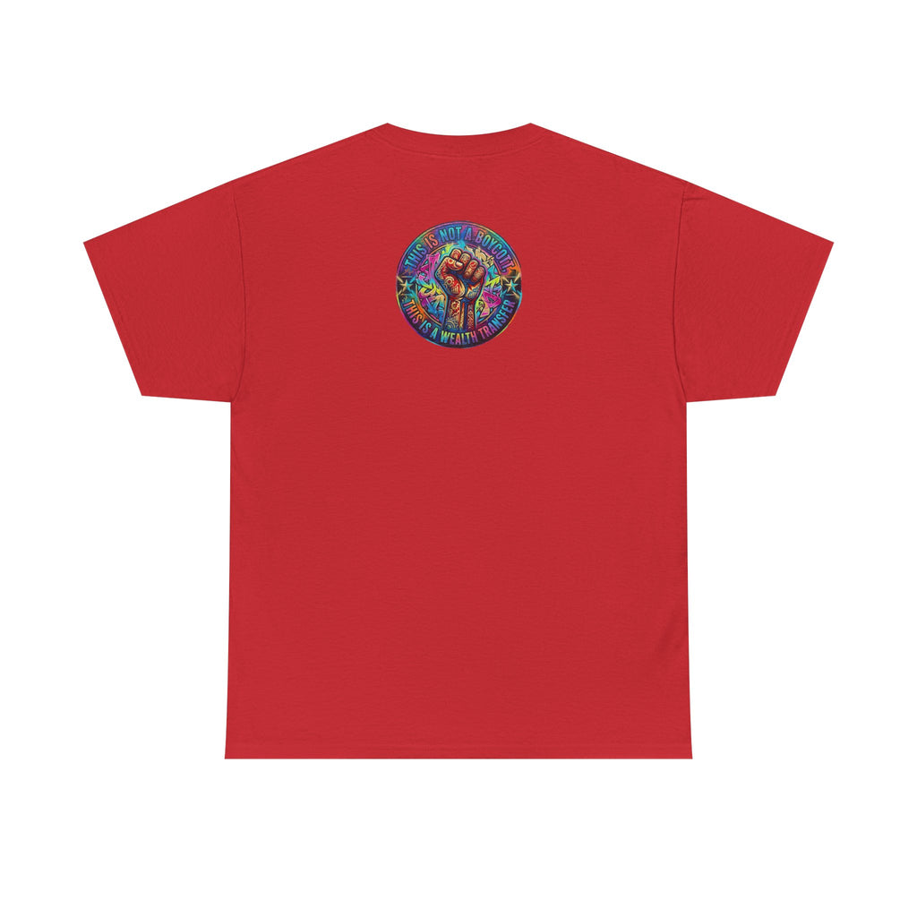 Graphic Tee — Vintage Afrocentric Joker Portrait & Psychedelic Raised Fist Art