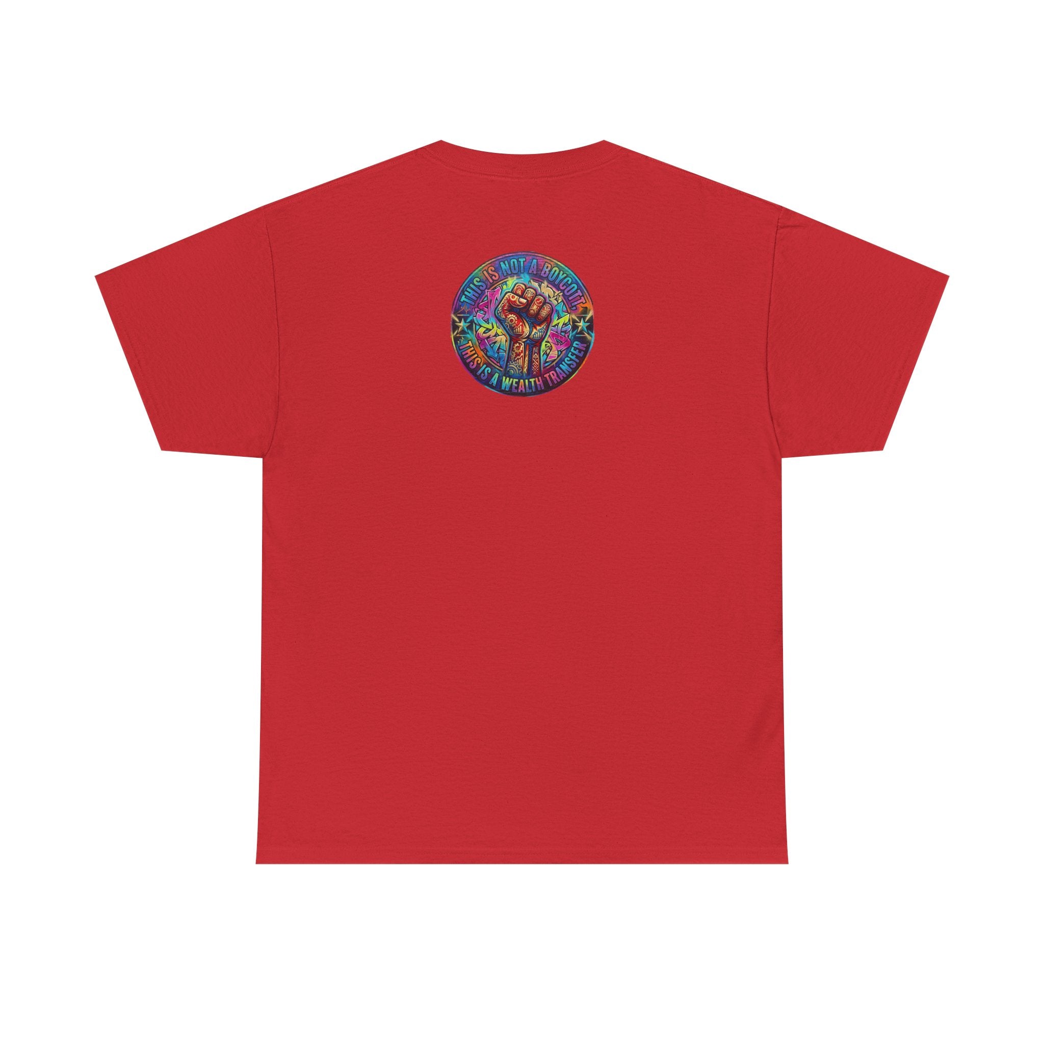 Graphic Tee — Vintage Afrocentric Joker Portrait & Psychedelic Raised Fist Art