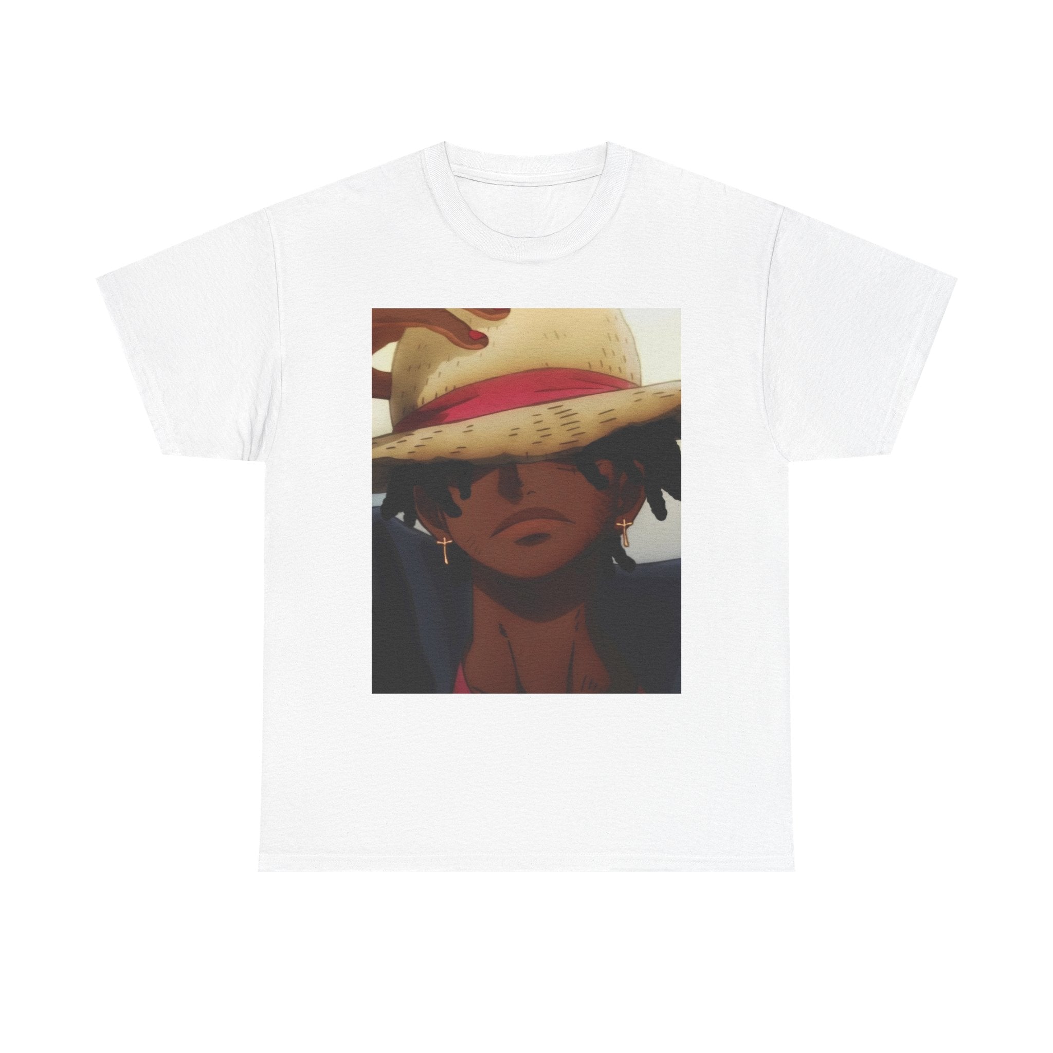 One Piece Luffy Straw Hat T‑Shirt — Anime Pirate Crew Graphic Tee