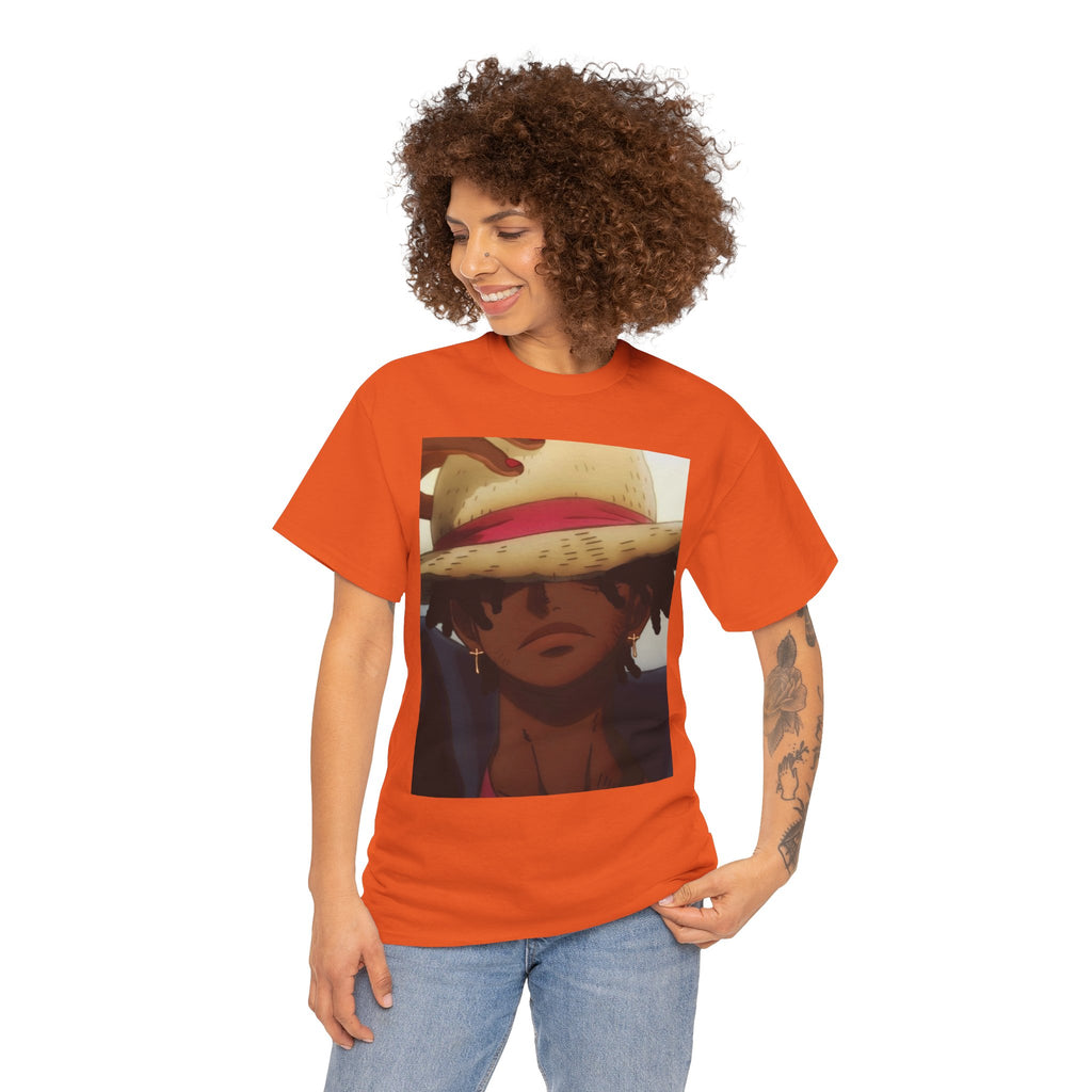 One Piece Luffy Straw Hat T‑Shirt — Anime Pirate Crew Graphic Tee