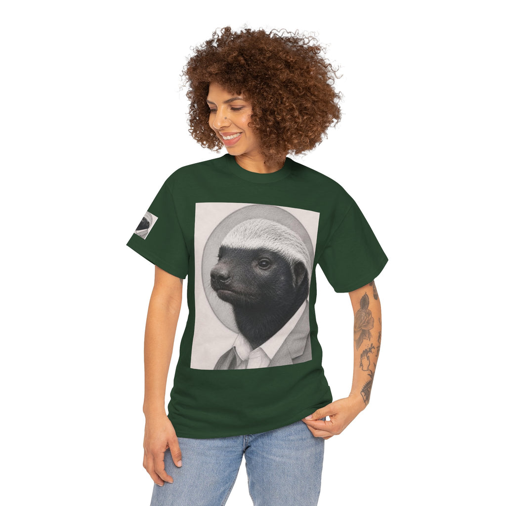 Badger Portrait Tee — "Which One of Y’all MF Said Something About a Home?" Graphic T‑Shirt