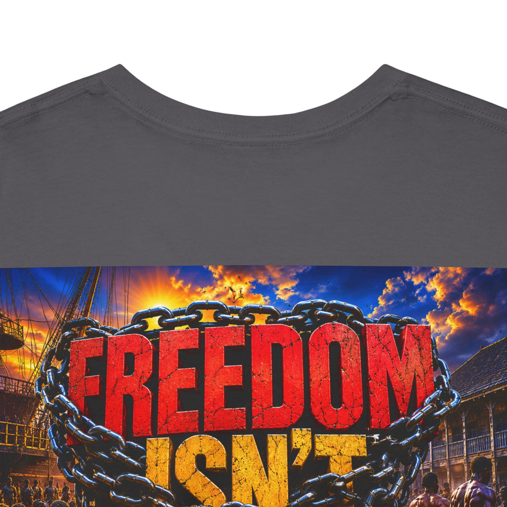 Freedom Isn’t Free Tee — Patriotic Fireworks Soldier Graphic T-Shirt