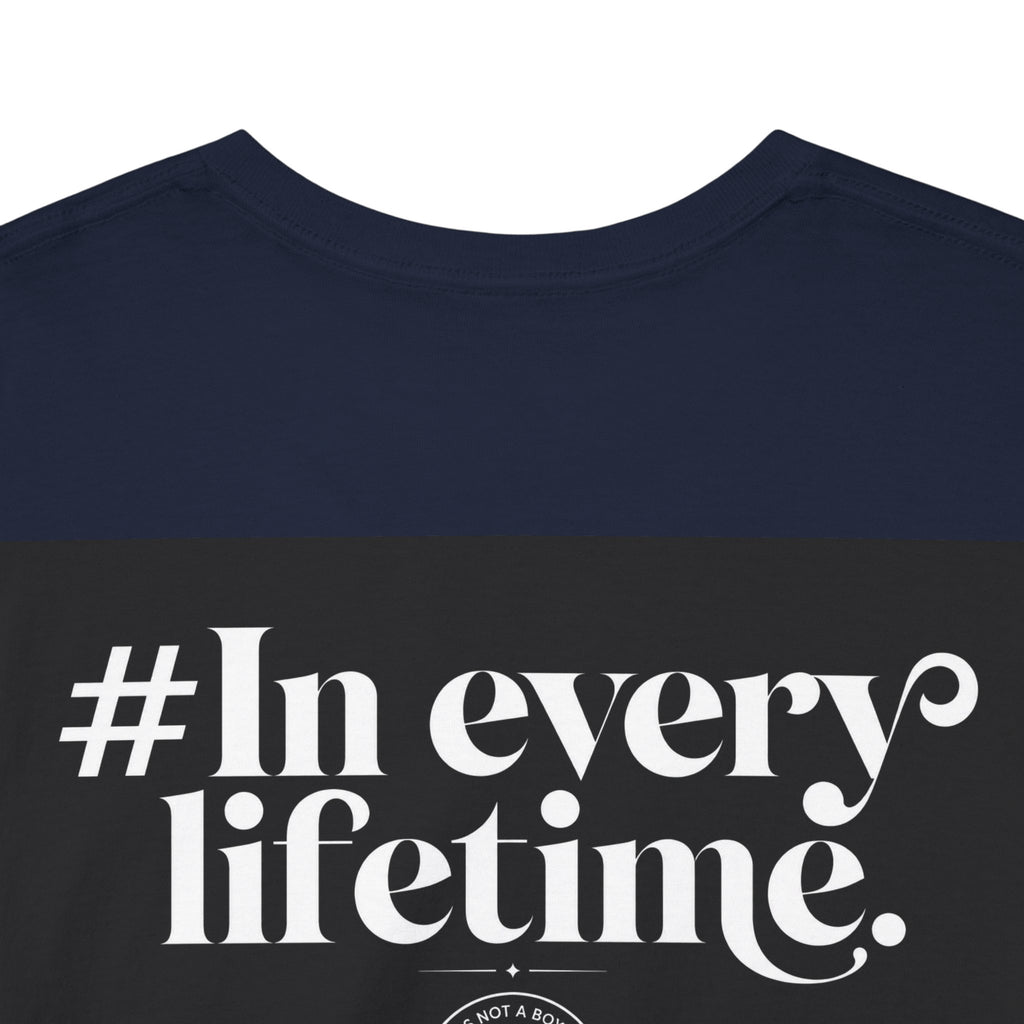 Political Protest Tee — “This Is Not a Boycott, This Is a Wealth Transfer” Shirt (Back: #InEveryLifetime)