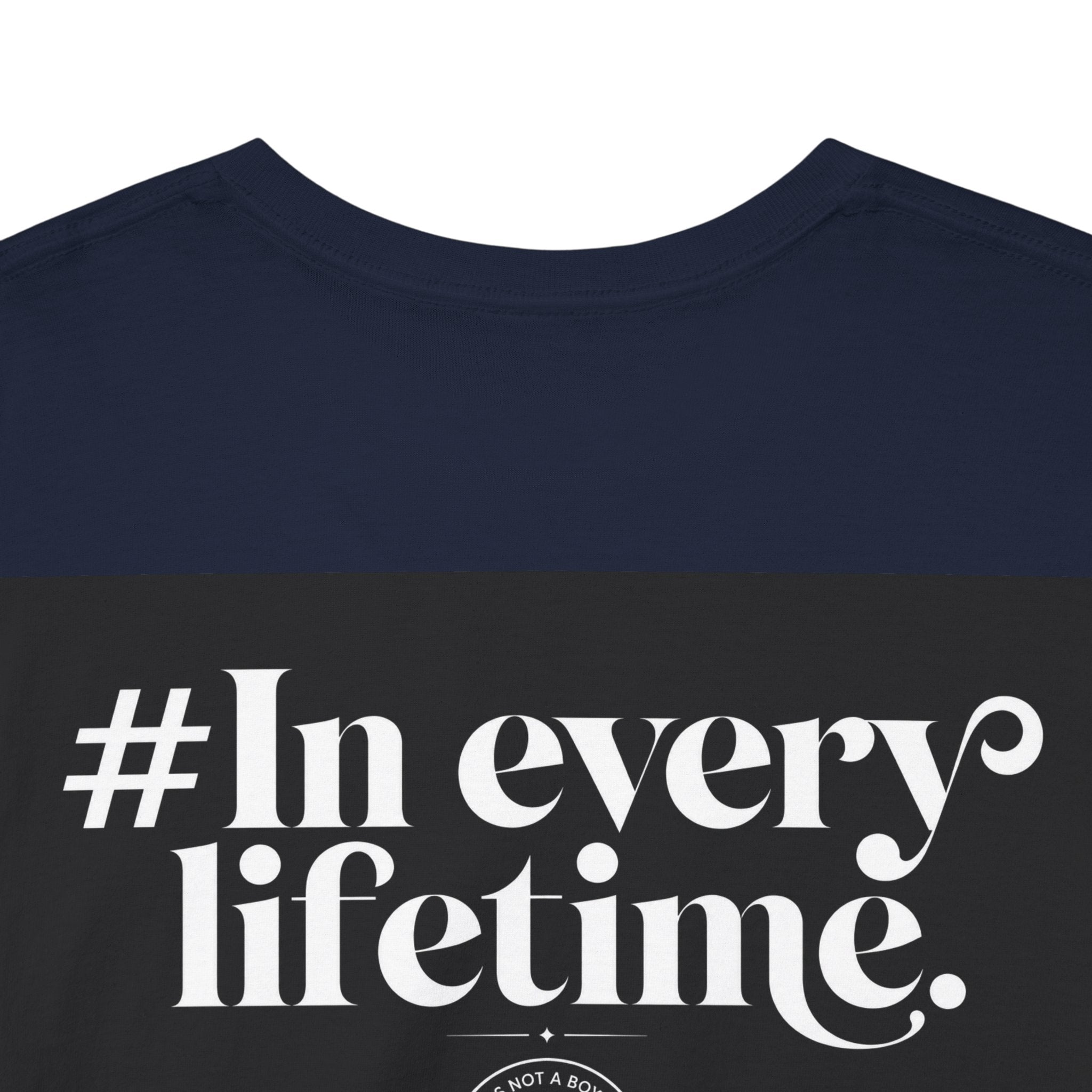 Political Protest Tee — “This Is Not a Boycott, This Is a Wealth Transfer” Shirt (Back: #InEveryLifetime)
