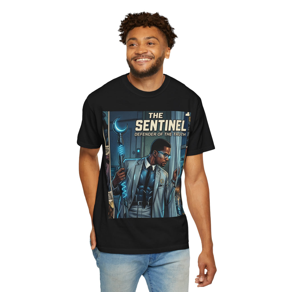 The Sentinel Graphic T-Shirt — Defender of the Truth Comic Art