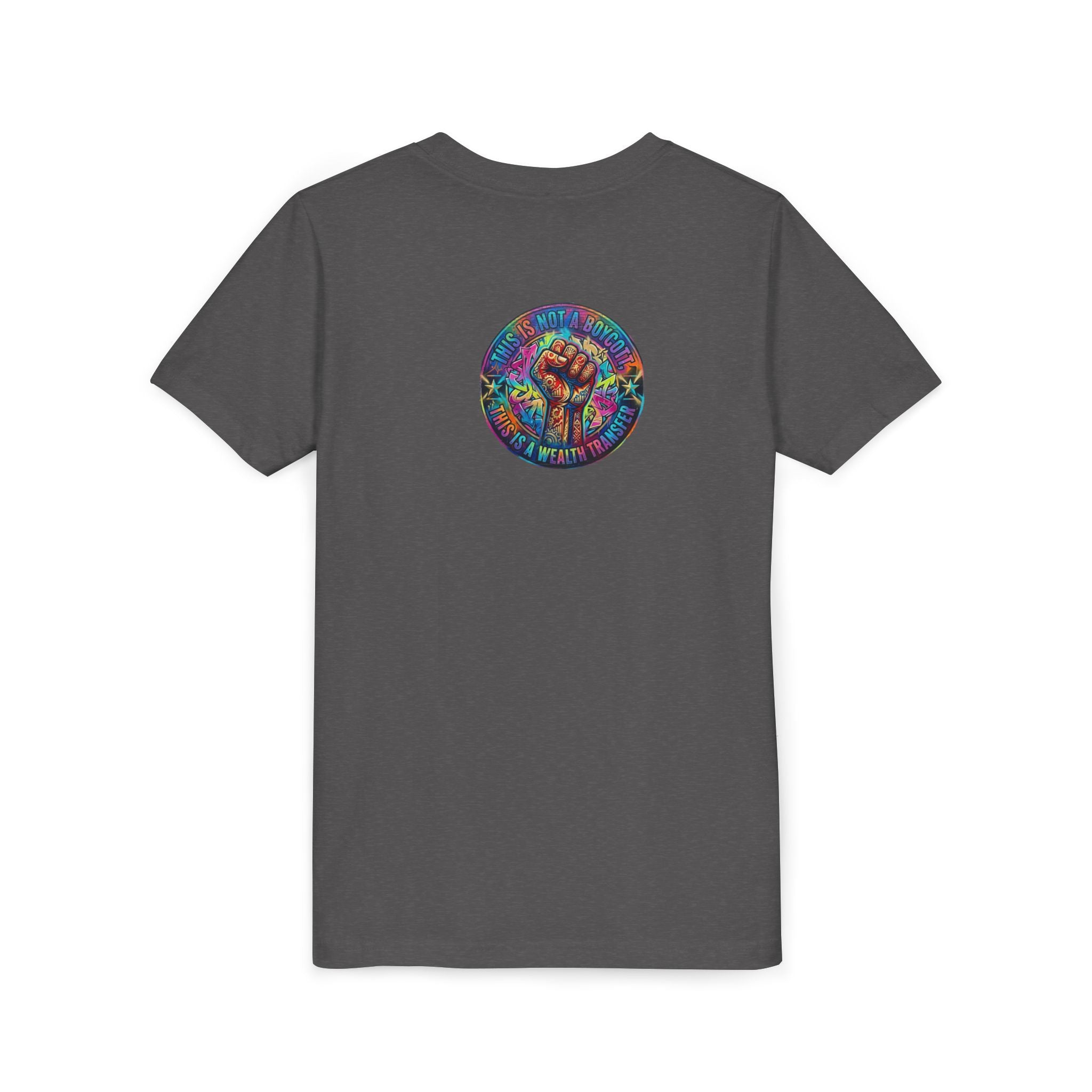 Retro Pixel Explosion Youth Tee — Smiling Avatar, Hearts, Gems & Controllers