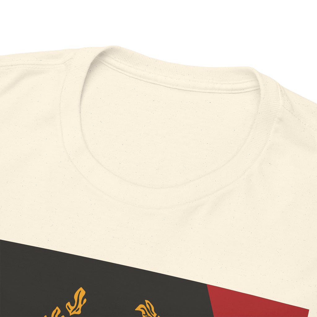 Laurel Trident Tee — Vintage Gold Emblem Graphic T-Shirt