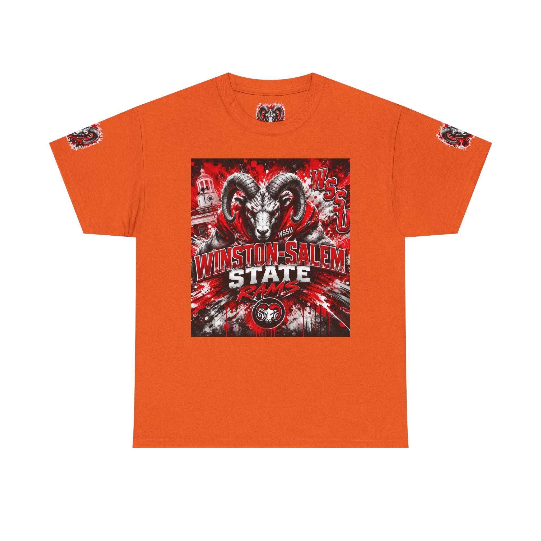 Winston‑Salem State Rams Ram Head Tee — Bold College Spirit T‑Shirt