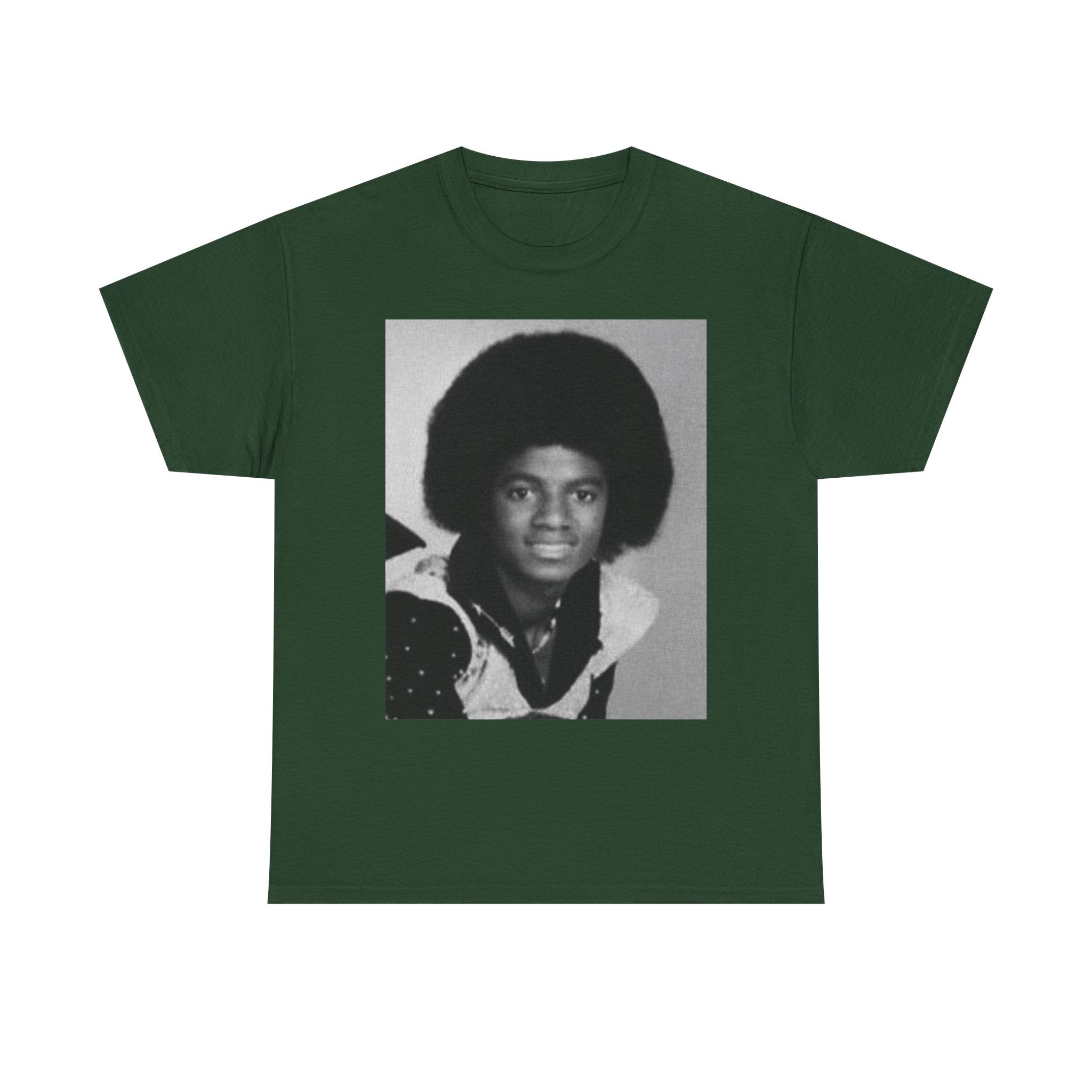 Graphic Tee — Retro Portrait Front with Black Power Fist Back