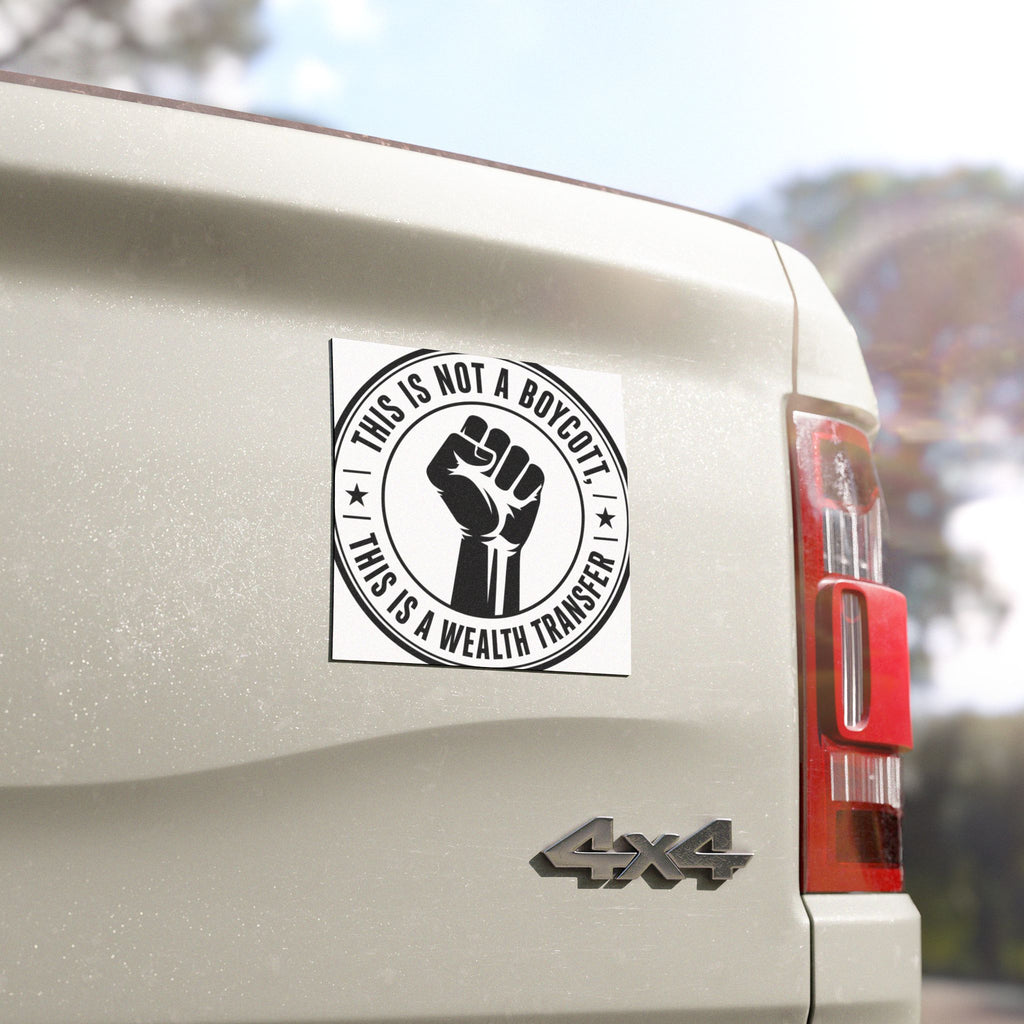 Copy of Solidarity Community Car Magnet — Dollar Bill Fist Design
