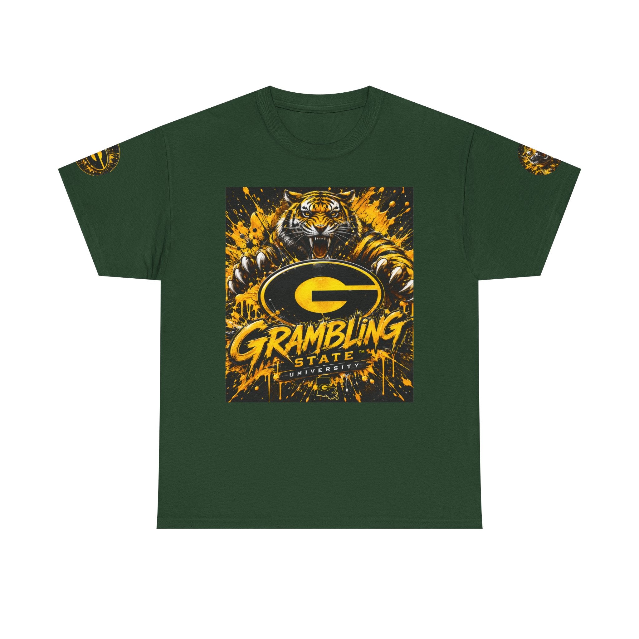 Grambling State Tigers T-Shirt — Roaring Tiger Logo College Tee