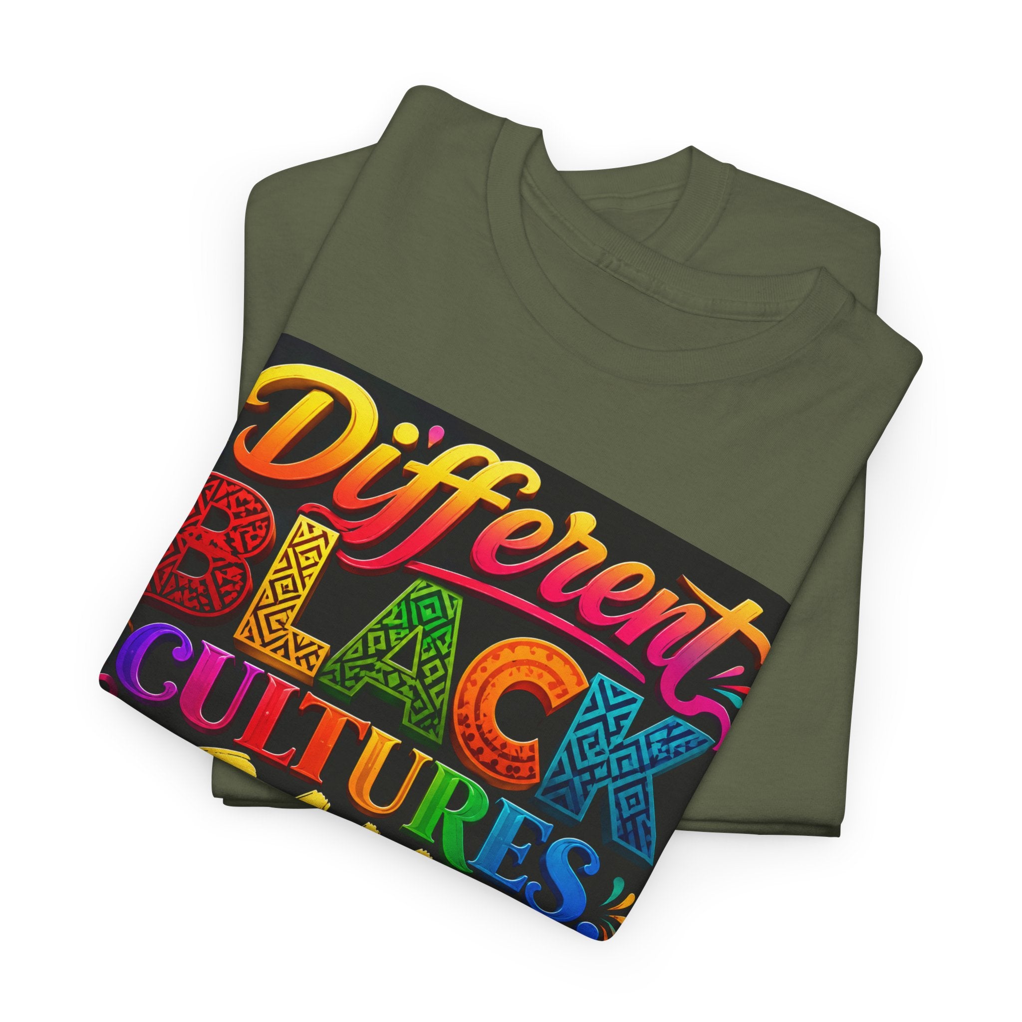 T-Shirt — Different Black Cultures, Same Black Skin Graphic Tee (Black History & Unity)