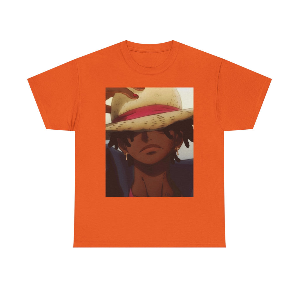One Piece Luffy Straw Hat T‑Shirt — Anime Pirate Crew Graphic Tee