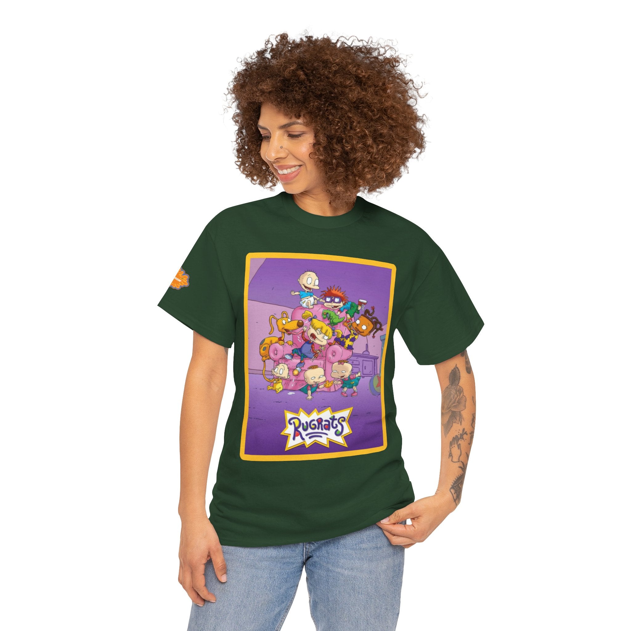Rugrats Character Collage Tee — Retro Nickelodeon Kids Cartoon T-Shirt