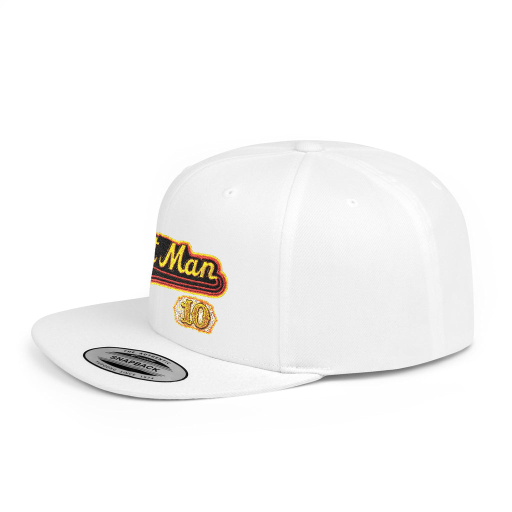 Snapback Hat — Embroidered “Fat Man” Vintage Script Cap