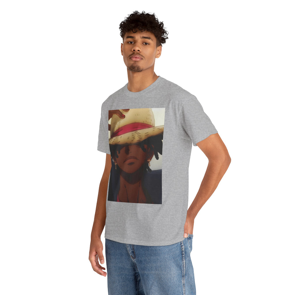 One Piece Luffy Straw Hat T‑Shirt — Anime Pirate Crew Graphic Tee