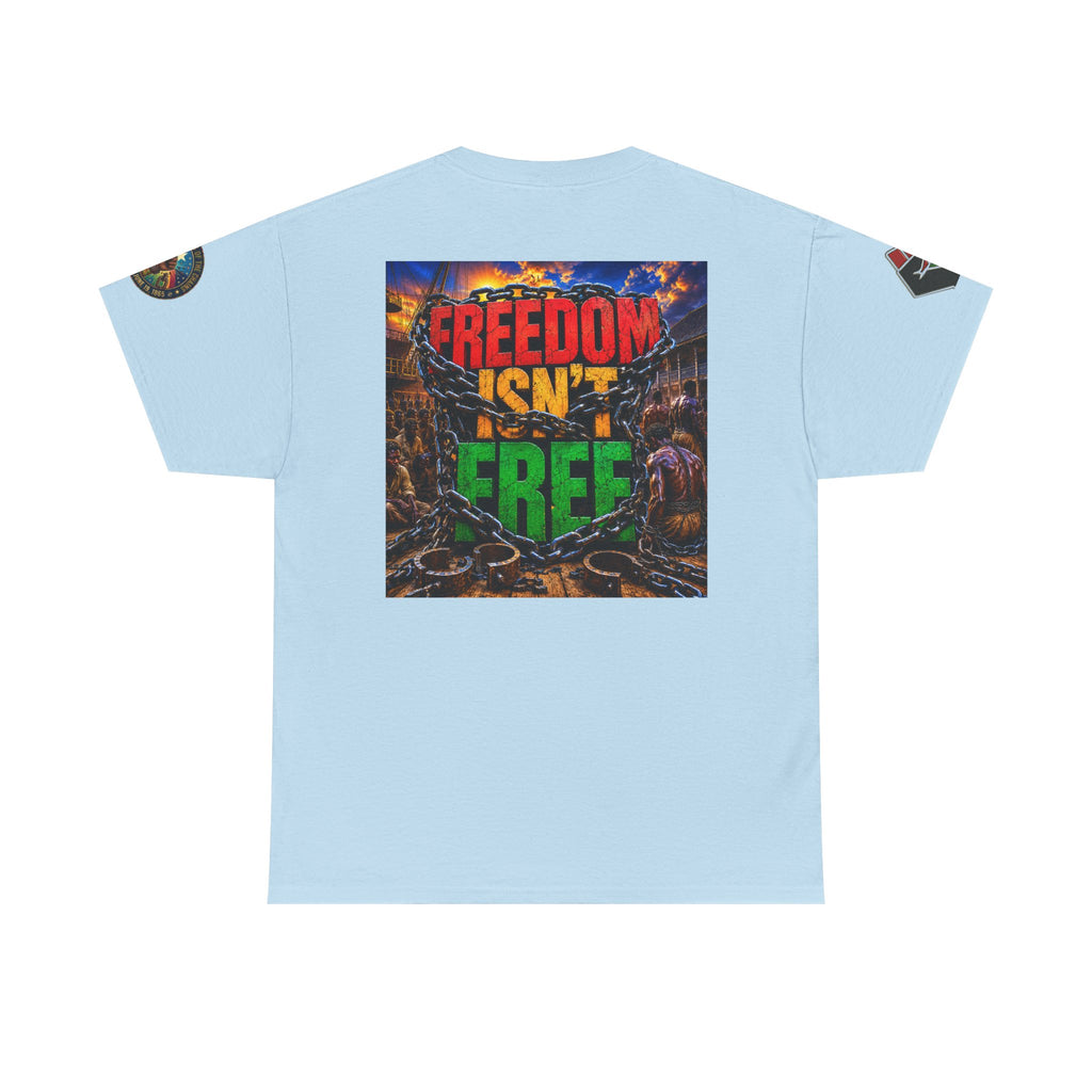 Freedom Isn’t Free Tee — Patriotic Fireworks Soldier Graphic T-Shirt