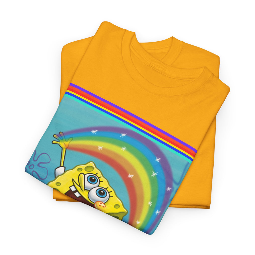 SpongeBob Rainbow SquarePants T-Shirt — Nickelodeon Graphic Tee