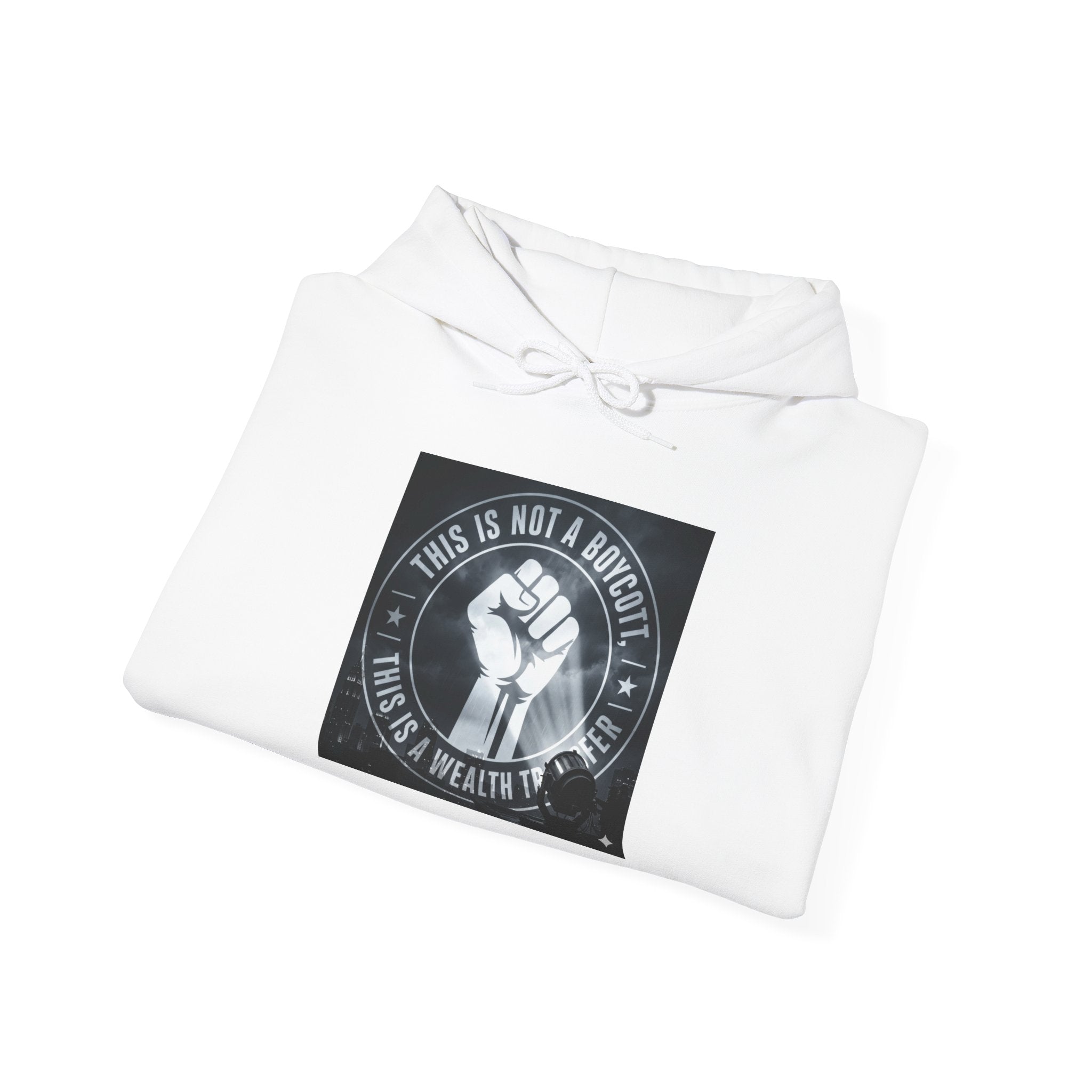 Hoodie — "This Is Not a Moment" Raised Fist Social Justice Pullover