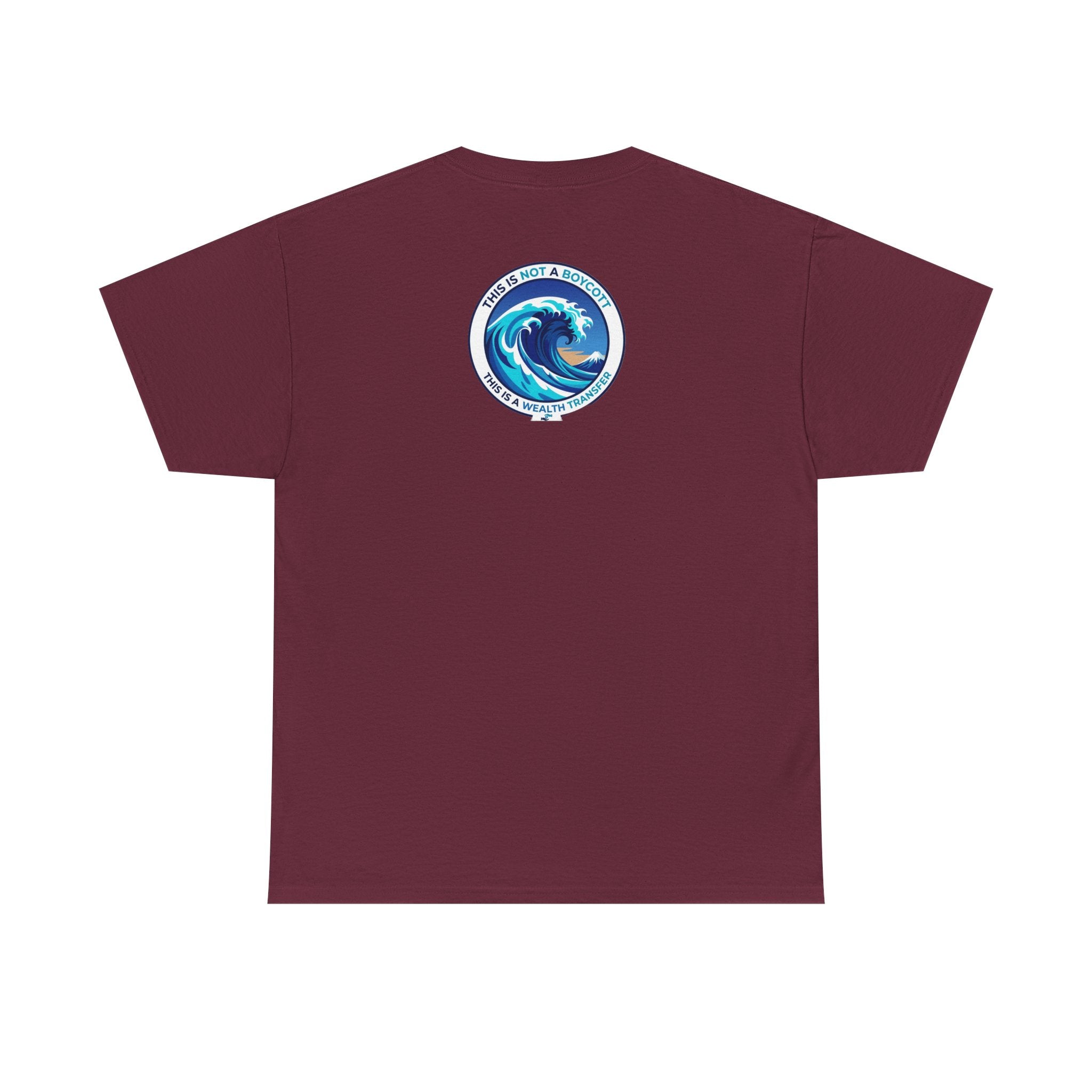 T-Shirt — Coastal Wave Graphic Tee (Ocean Sunset Wave Art)