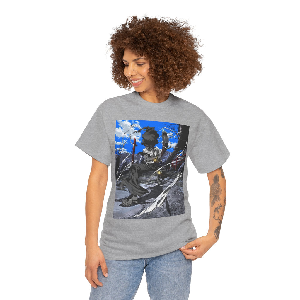 Afro Samurai Graphic Tee — Anime Streetwear T‑Shirt